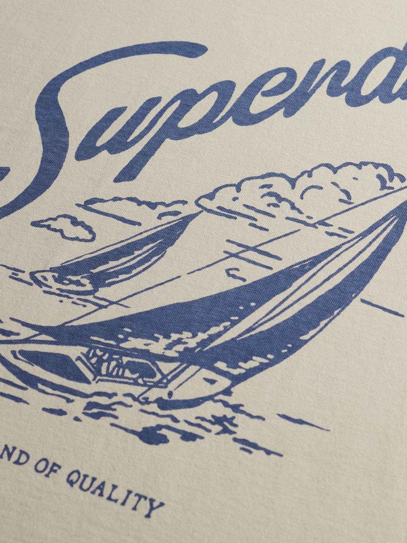 Image 6 of 6 of Superdry Heritage Hamptons T-Shirt - Beige