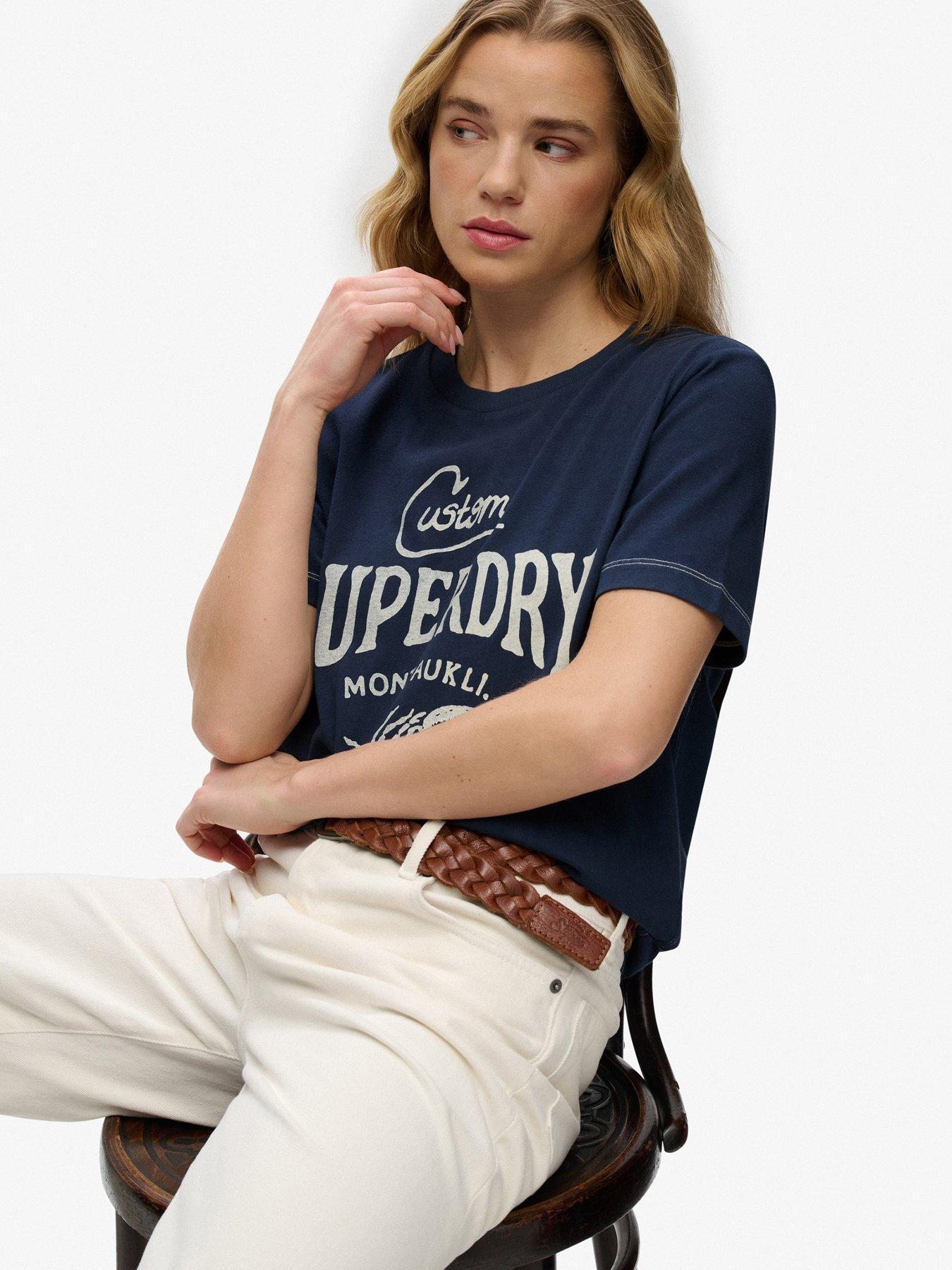 Image 5 of 6 of Superdry Heritage Hamptons T-Shirt - Blue
