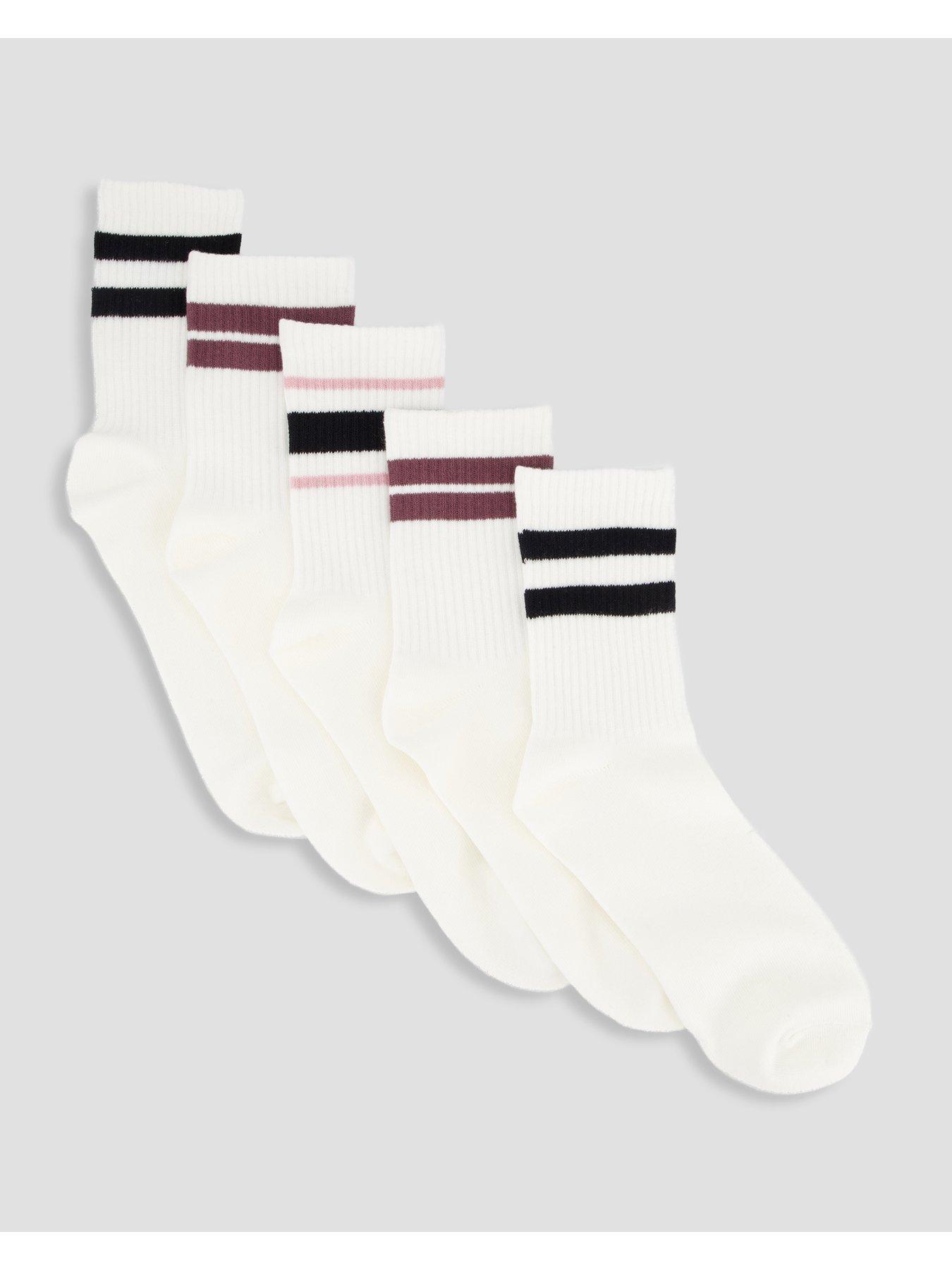 The Very Collection 5 Pack Sports Ankle Socks - Multi