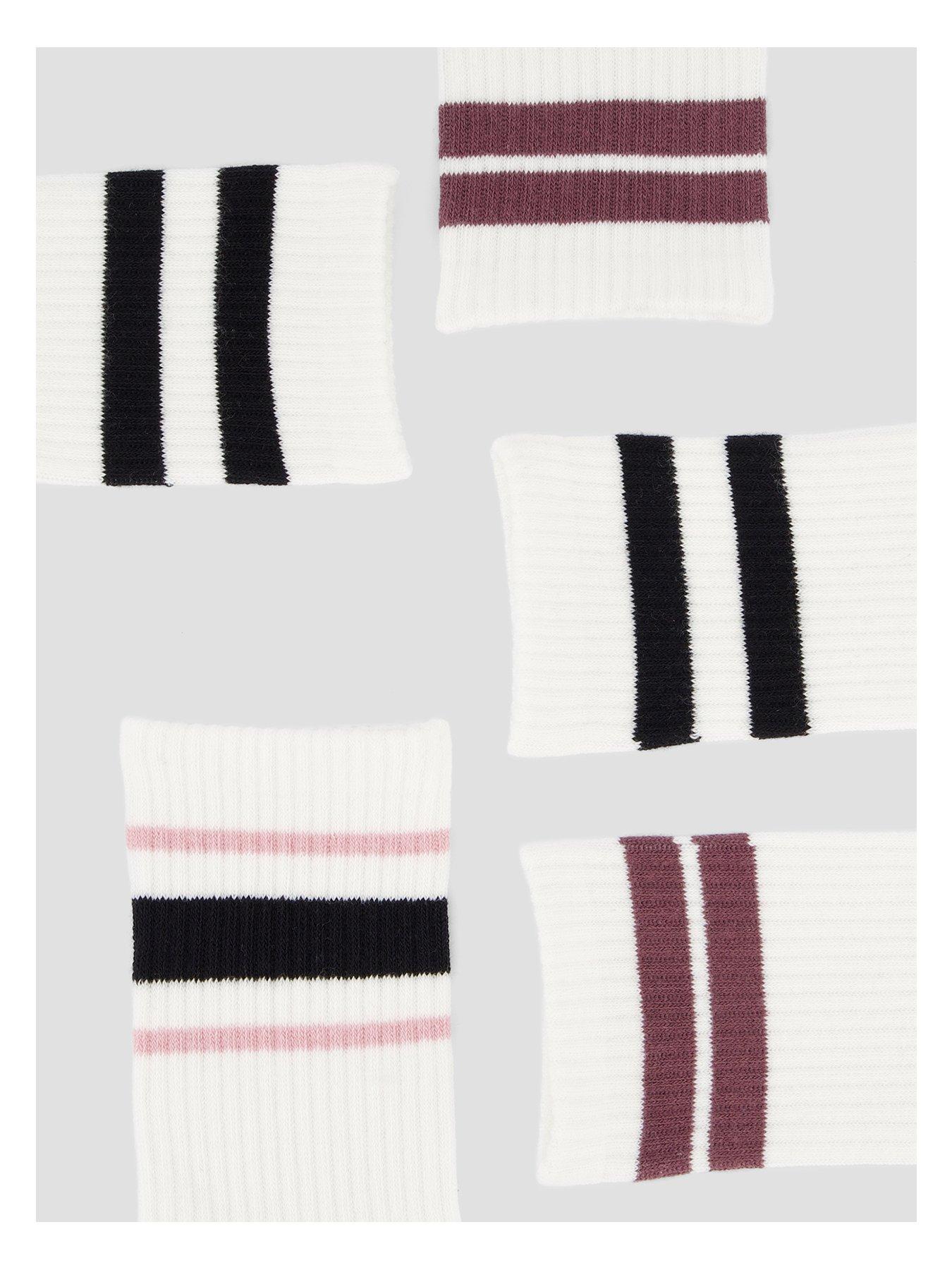 Image 2 of 4 of The Very Collection 5 Pack Sports Ankle Socks - Multi