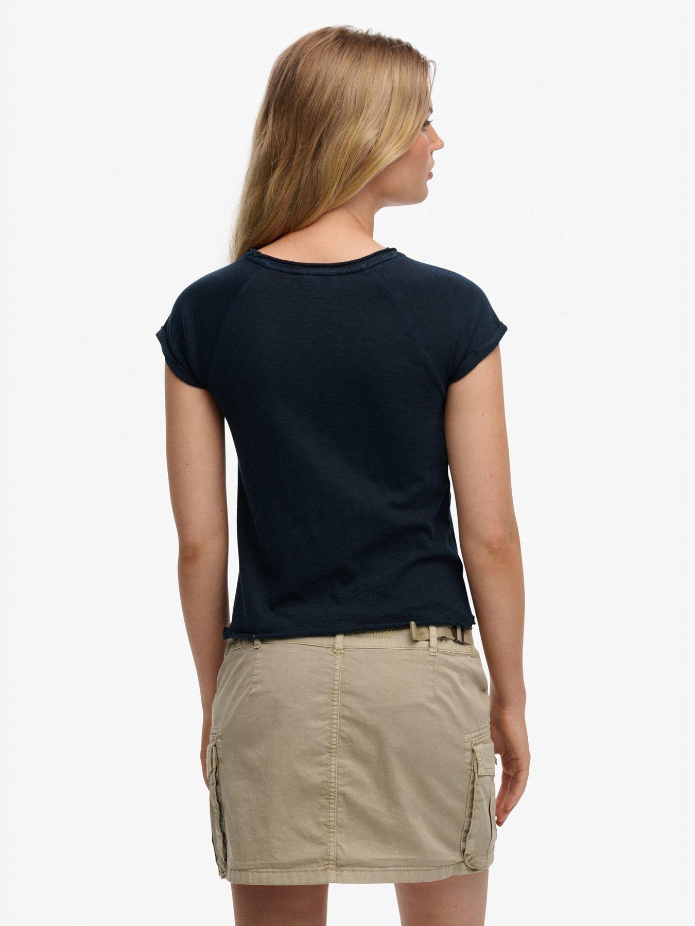  image of superdry-athletic-essentials-slub-graphic-t-shirt-blue