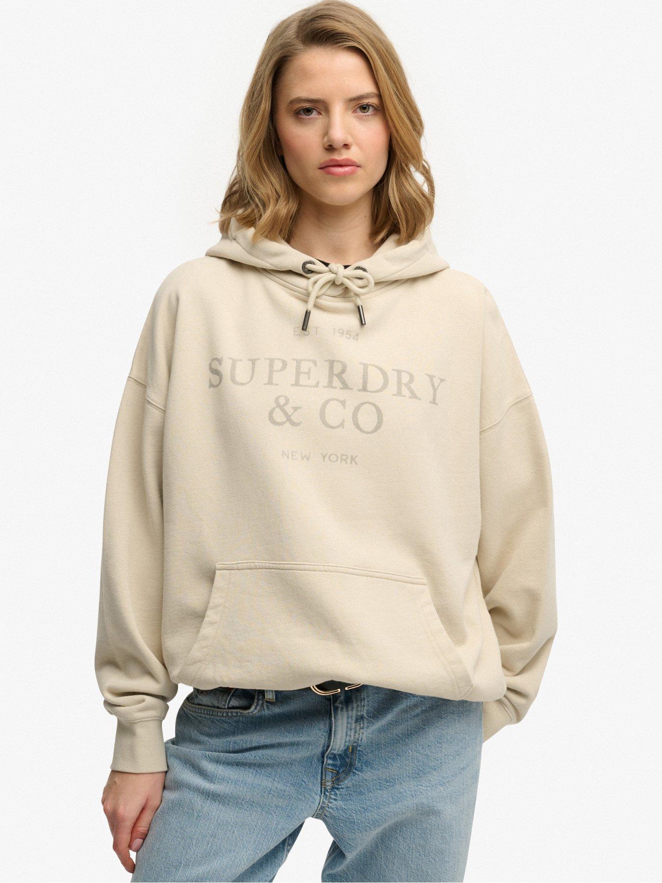  image of superdry-luxe-casual-relaxed-hood