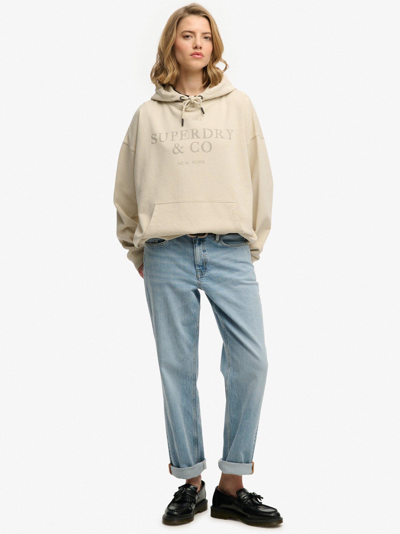  image of superdry-luxe-casual-relaxed-hood