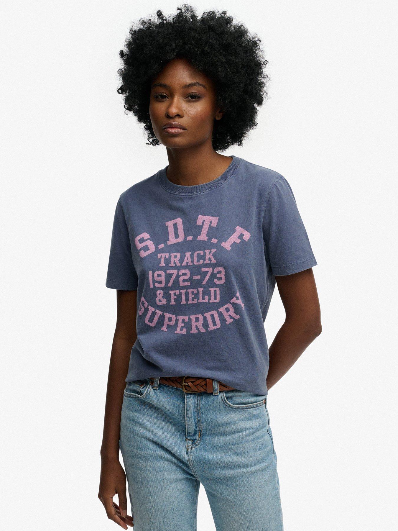 Superdry Vintage Prep Pocket T-Shirt - Blue