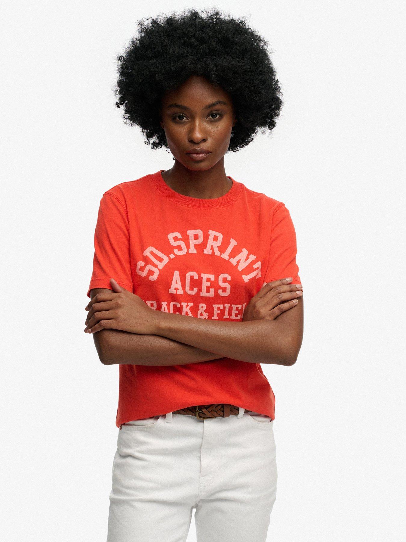 Superdry Vintage Prep Pocket T-Shirt - Red