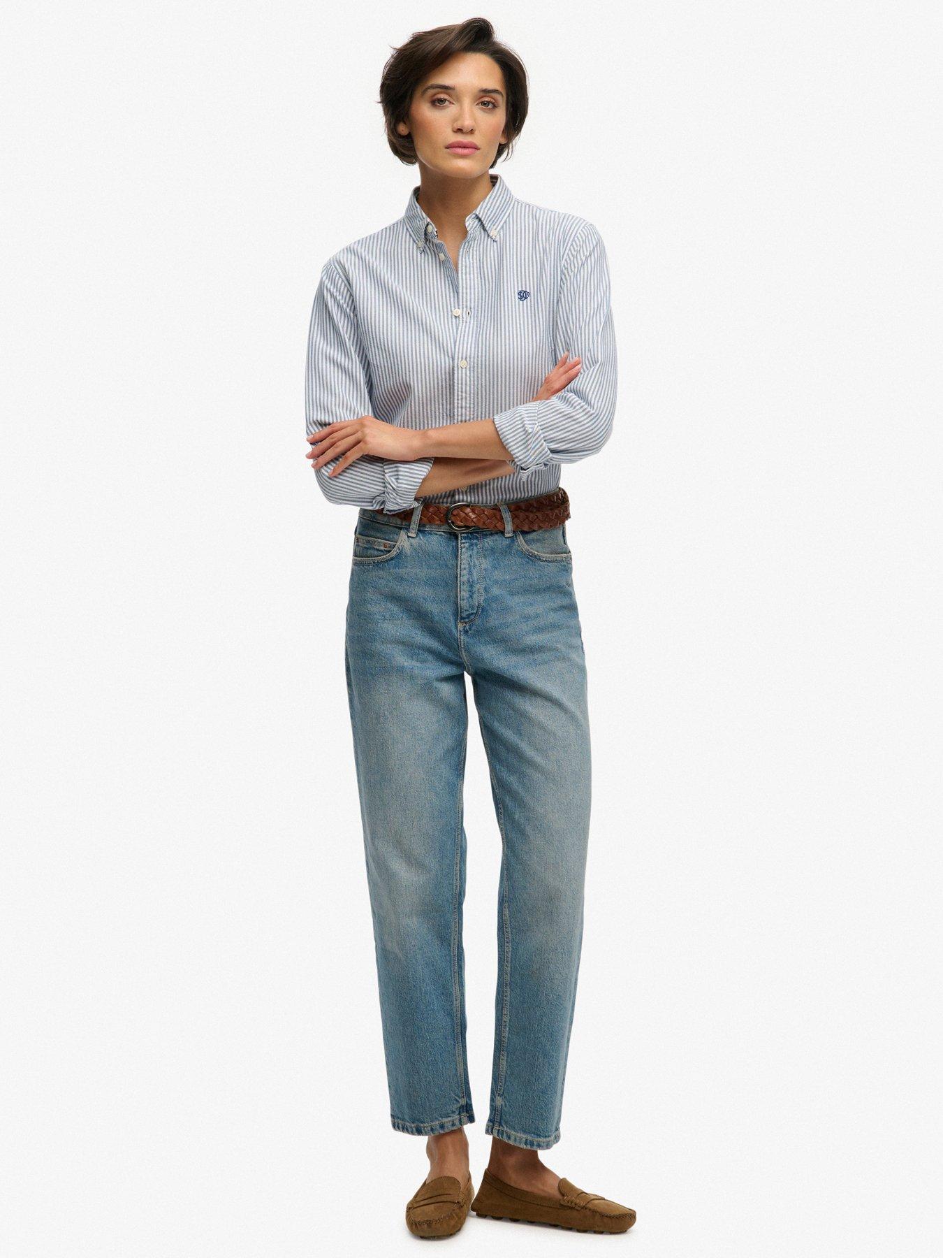  image of superdry-slim-oxford-bd-ls-shirt