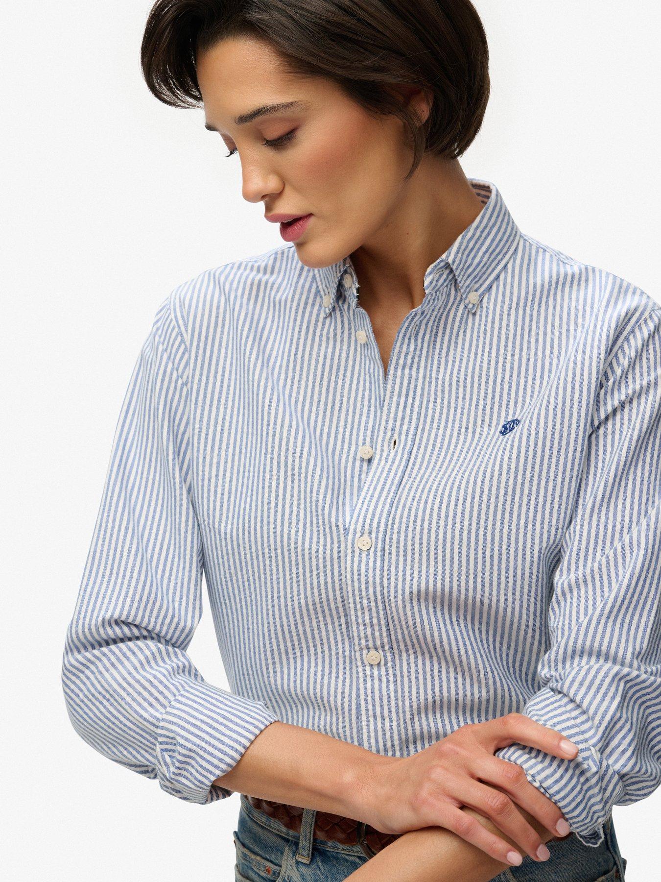  image of superdry-slim-oxford-bd-ls-shirt