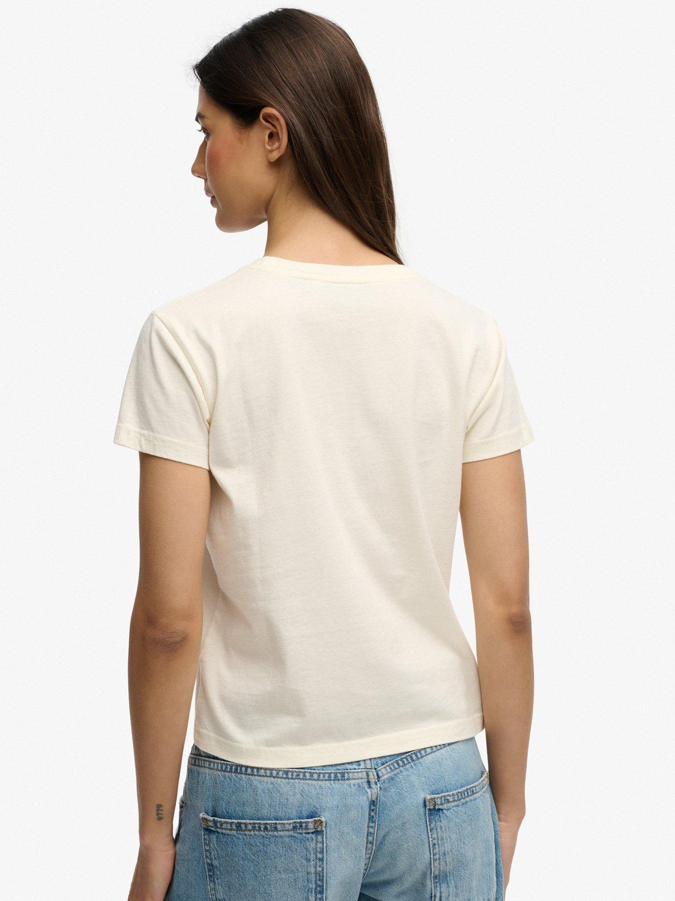  image of superdry-athletic-essentials-fitted-graphic-t-shirt-white