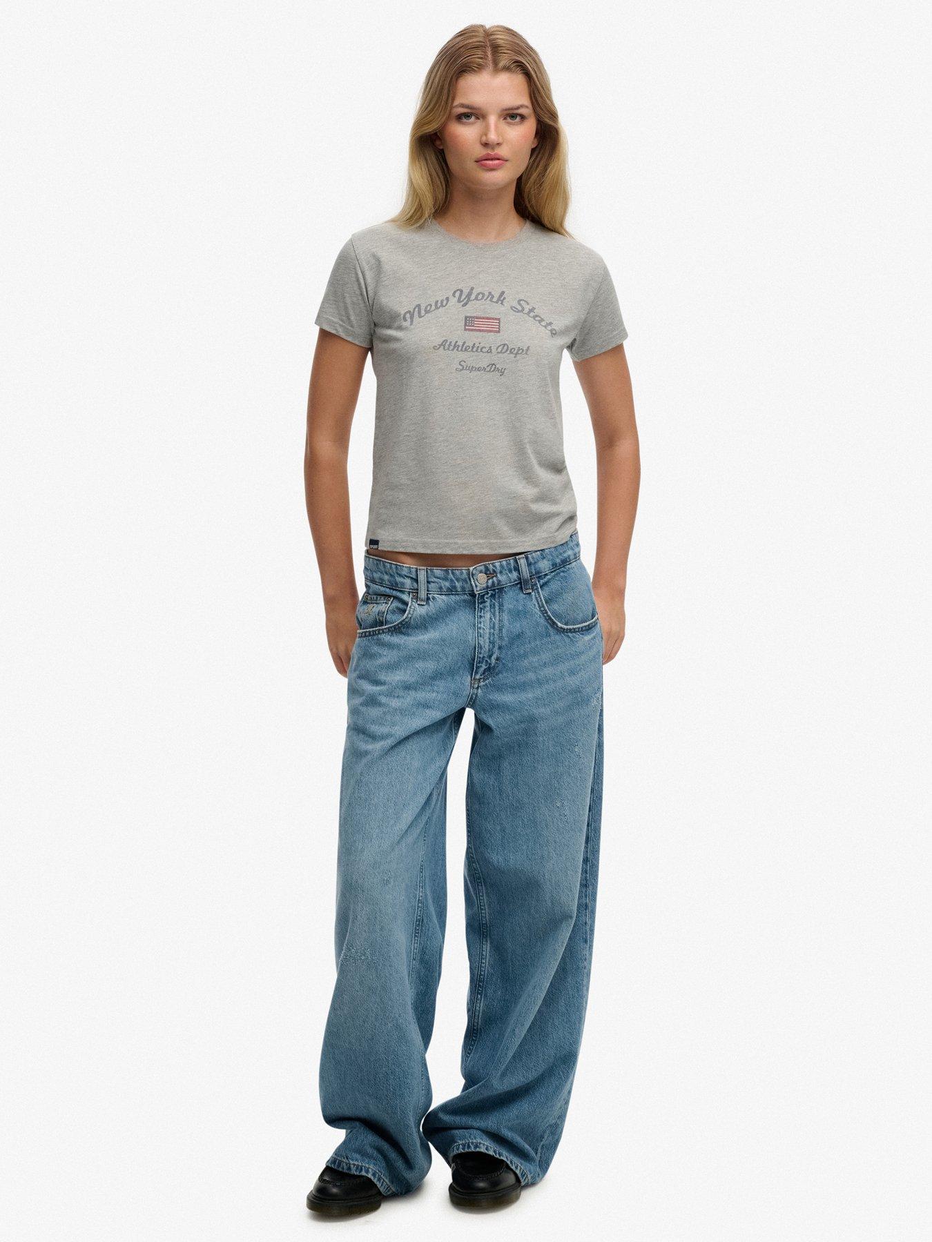  image of superdry-athletic-essentials-fitted-graphic-t-shirt-grey