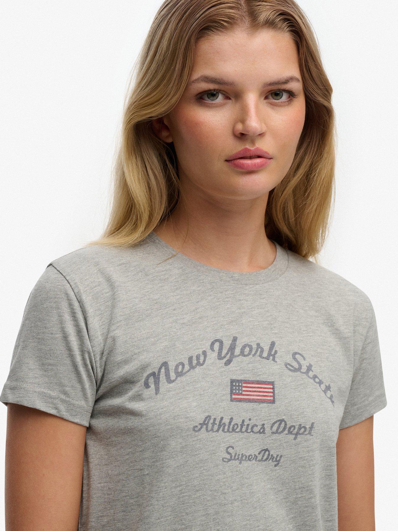  image of superdry-athletic-essentials-fitted-graphic-t-shirt-grey