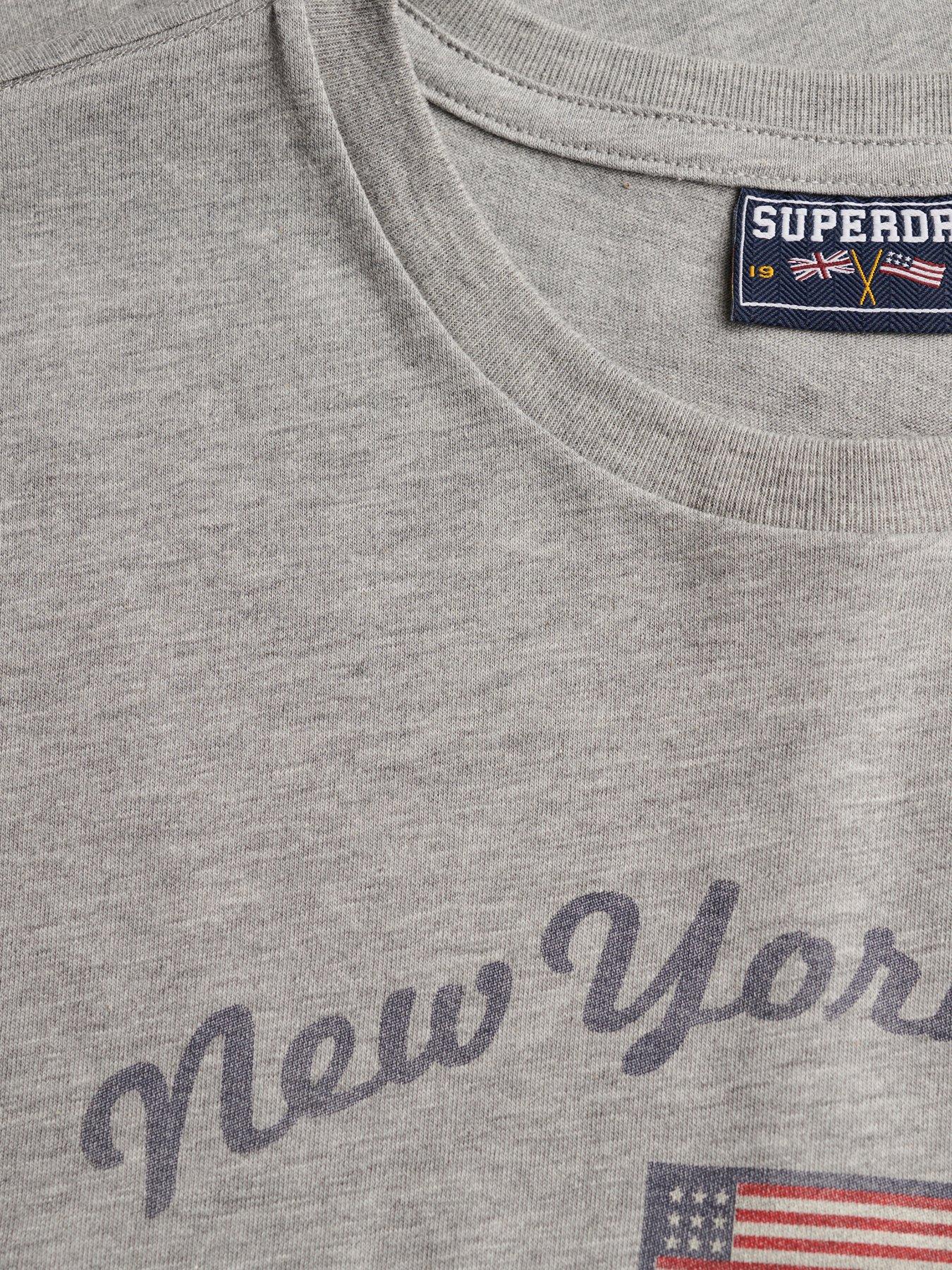  image of superdry-athletic-essentials-fitted-graphic-t-shirt-grey