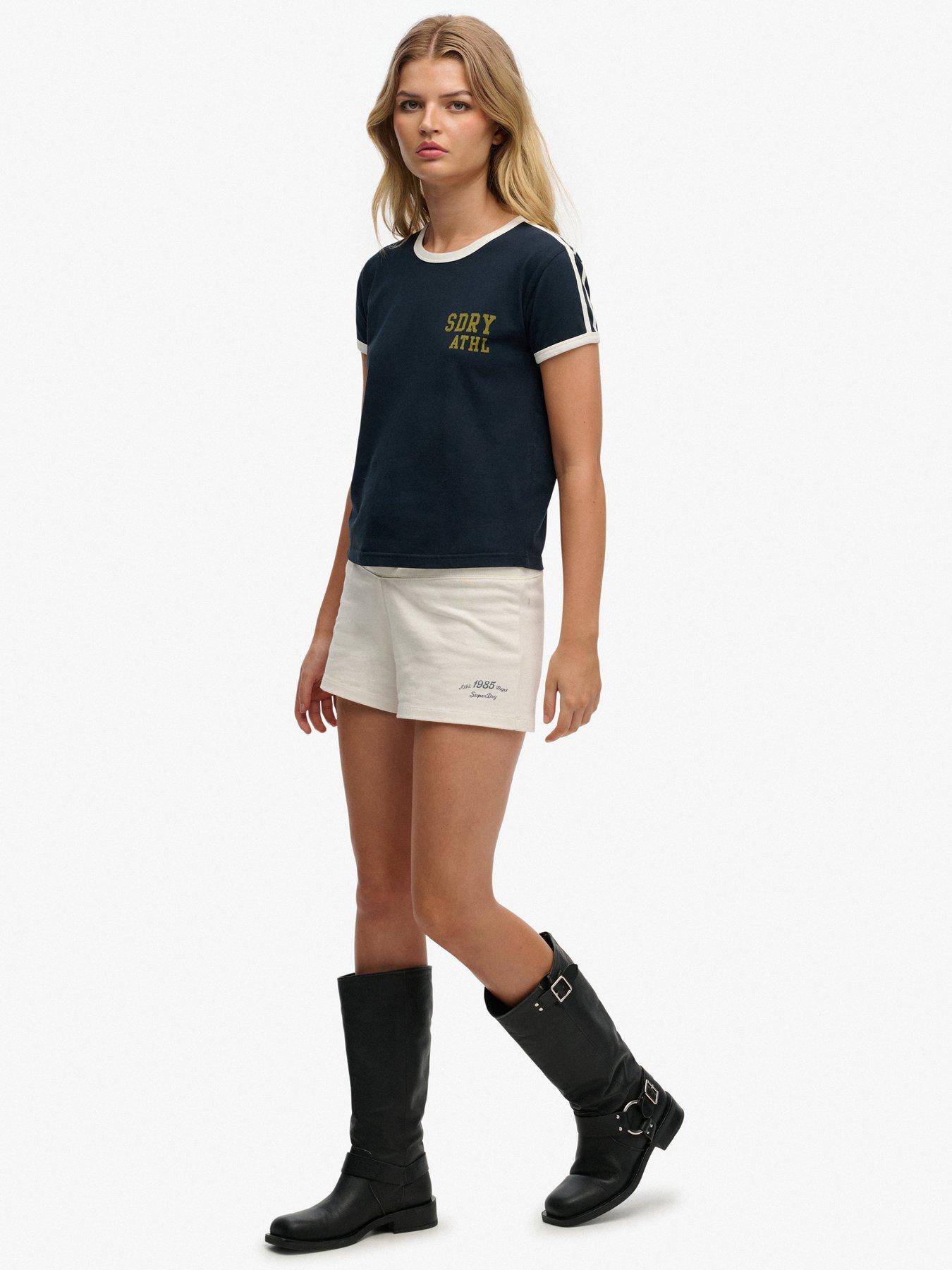  image of superdry-athletic-essentials-jersey-script-short-white
