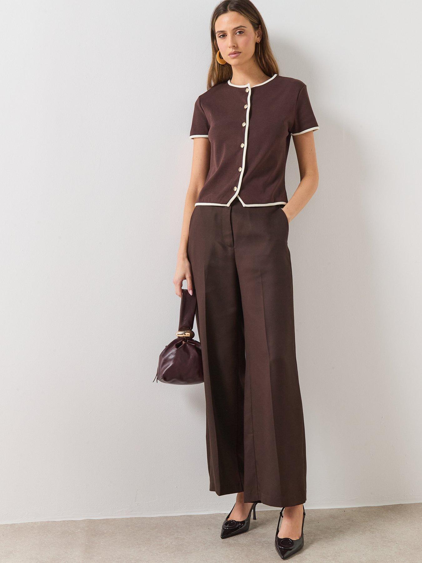  image of mango-portbi-top-brown