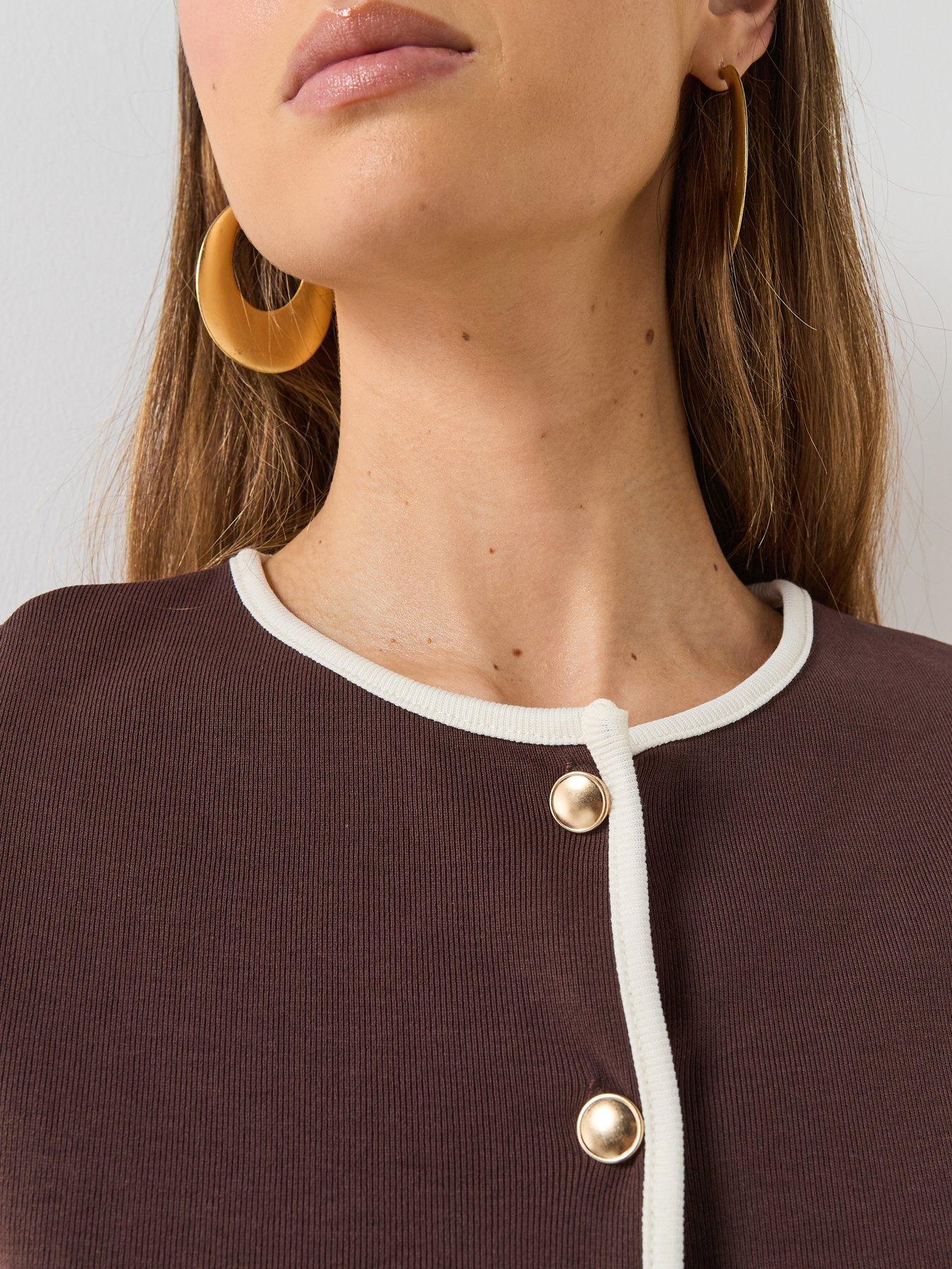  image of mango-portbi-top-brown