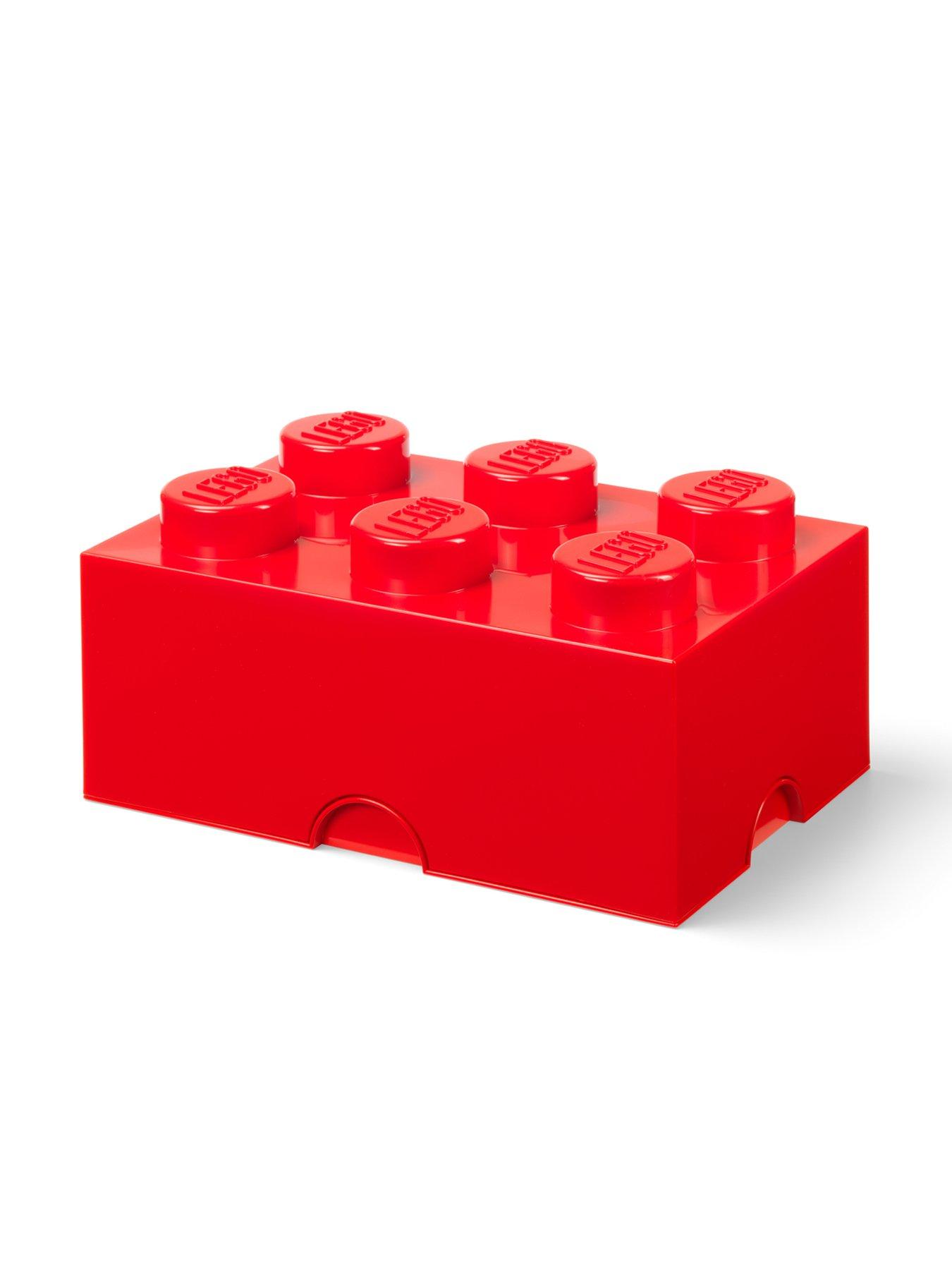 Image 3 of 3 of LEGO Storage Brick 6 - Red