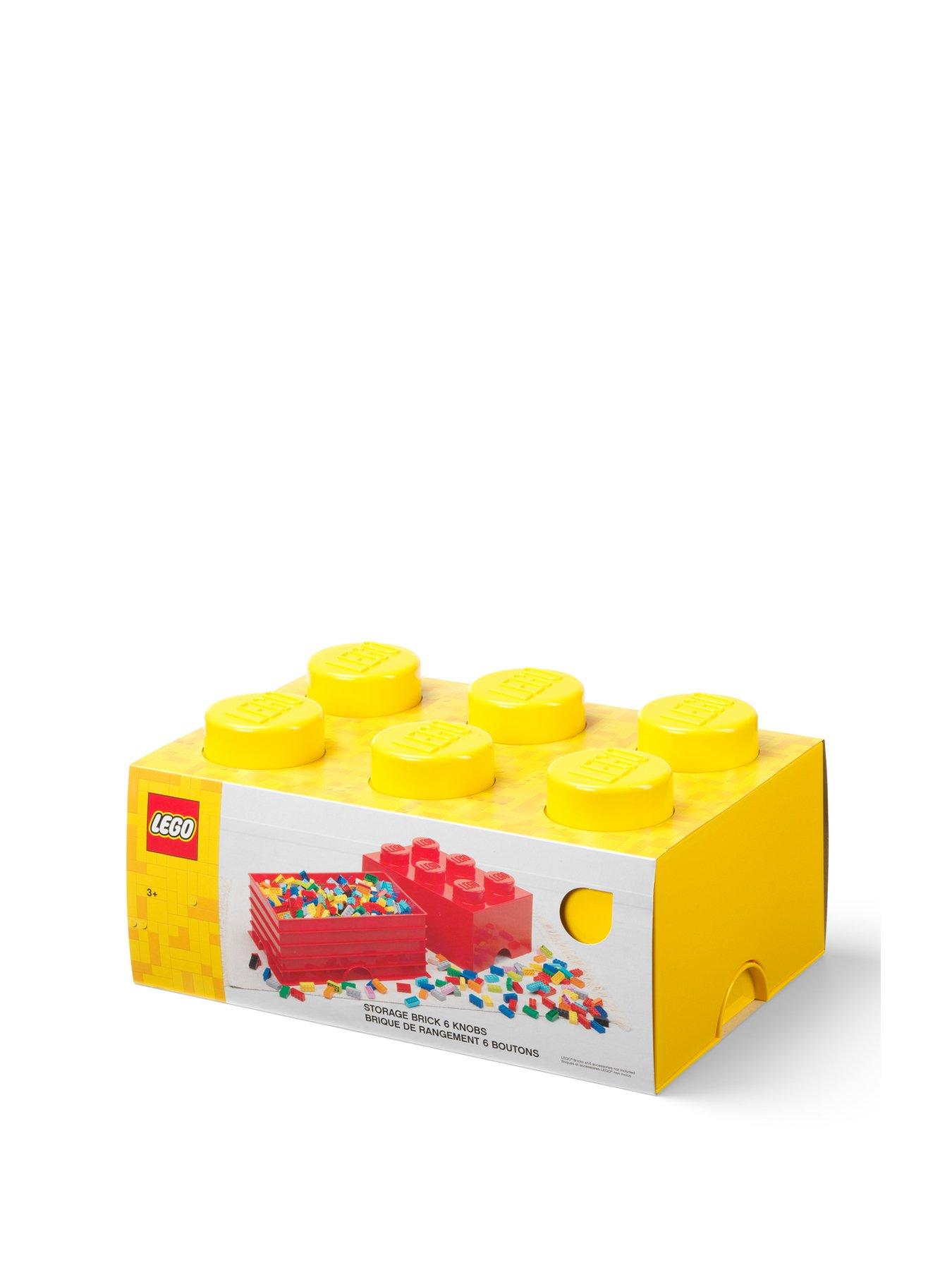 Image 1 of 3 of LEGO Storage Brick 6 - Yellow