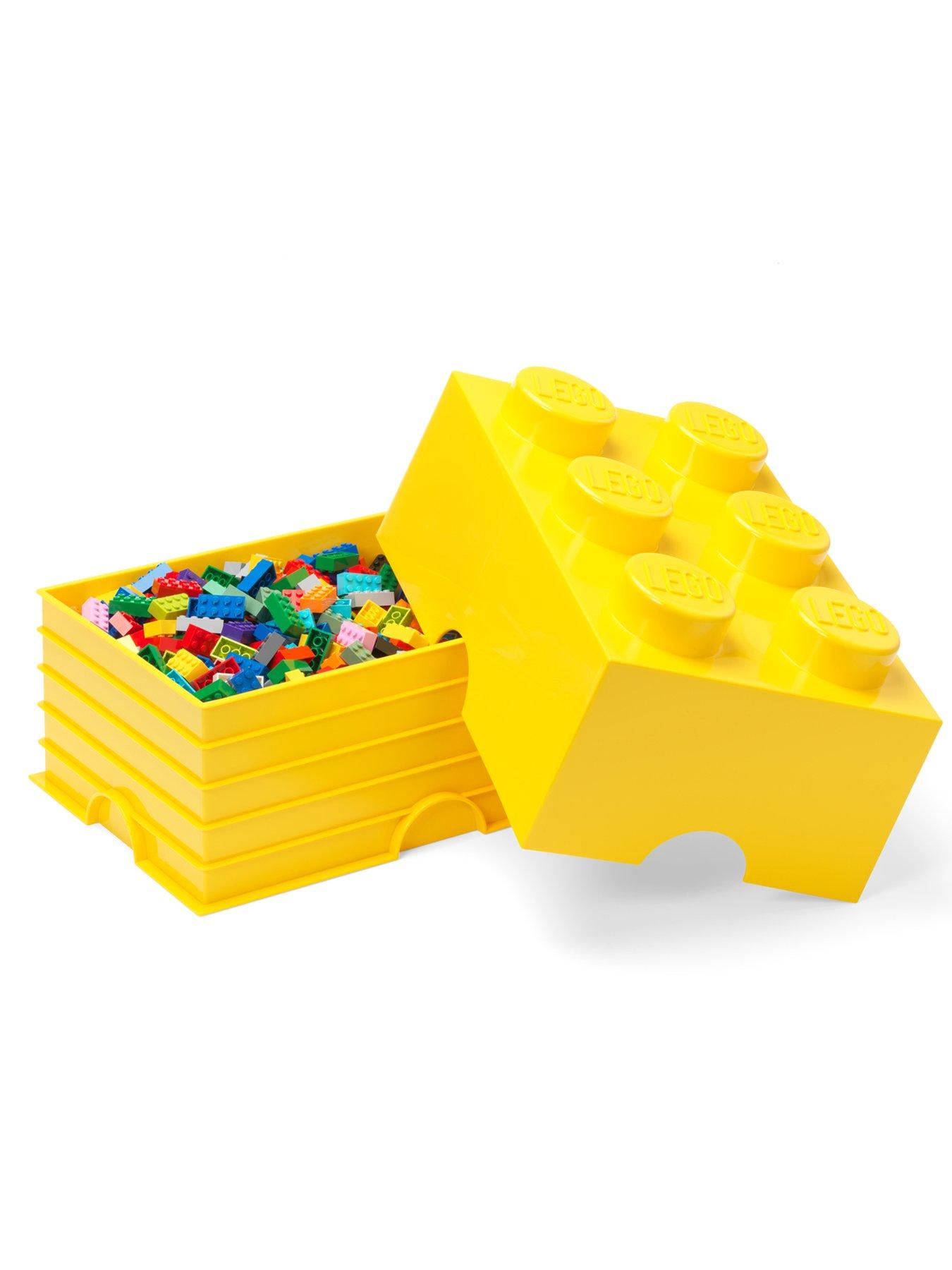 Image 2 of 3 of LEGO Storage Brick 6 - Yellow