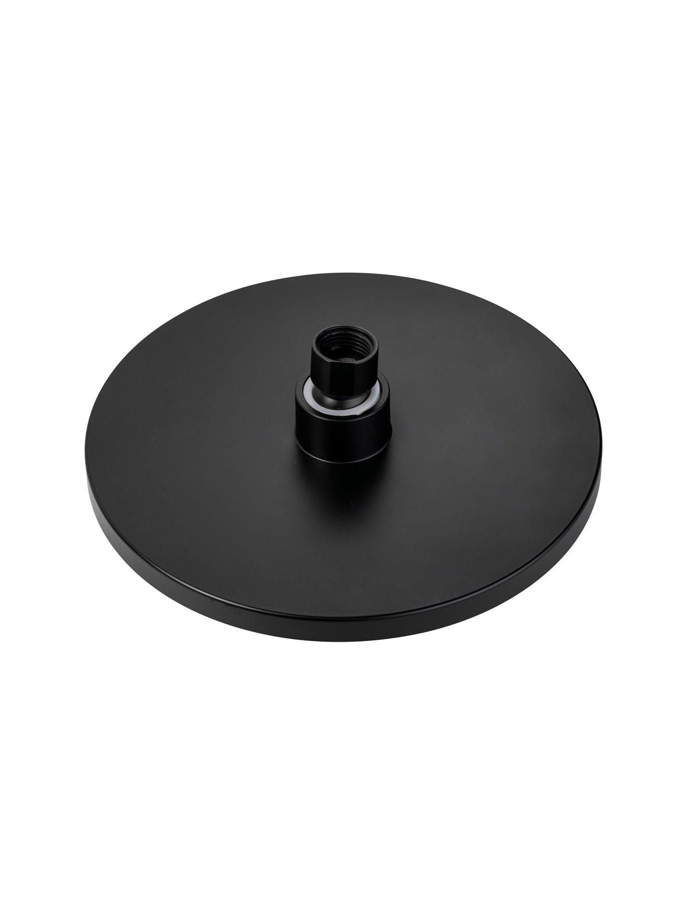  image of croydex-presion-pressure-boost-rain-shower-head-matt-black