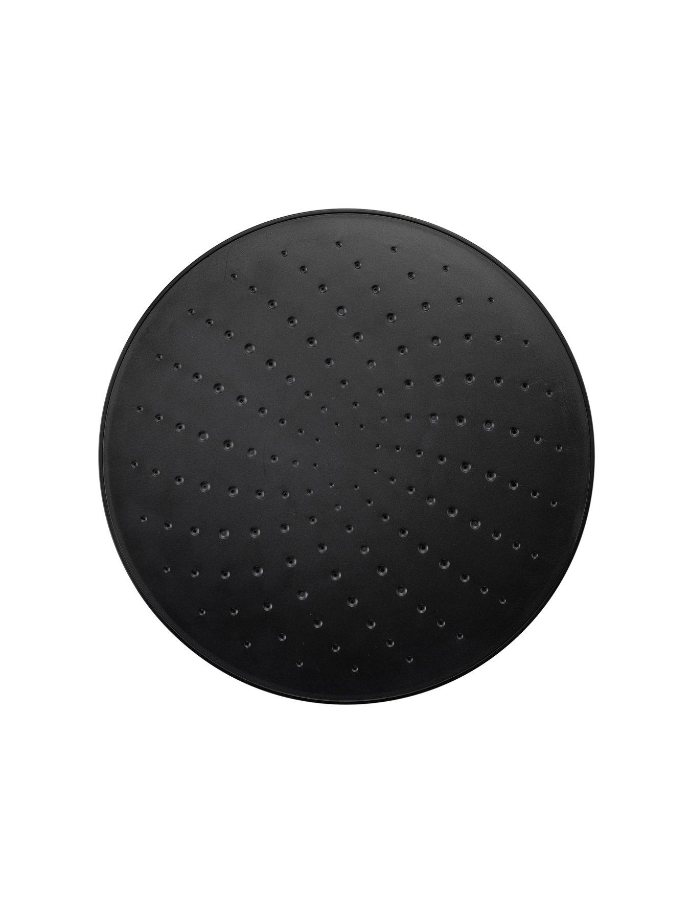  image of croydex-presion-pressure-boost-rain-shower-head-matt-black