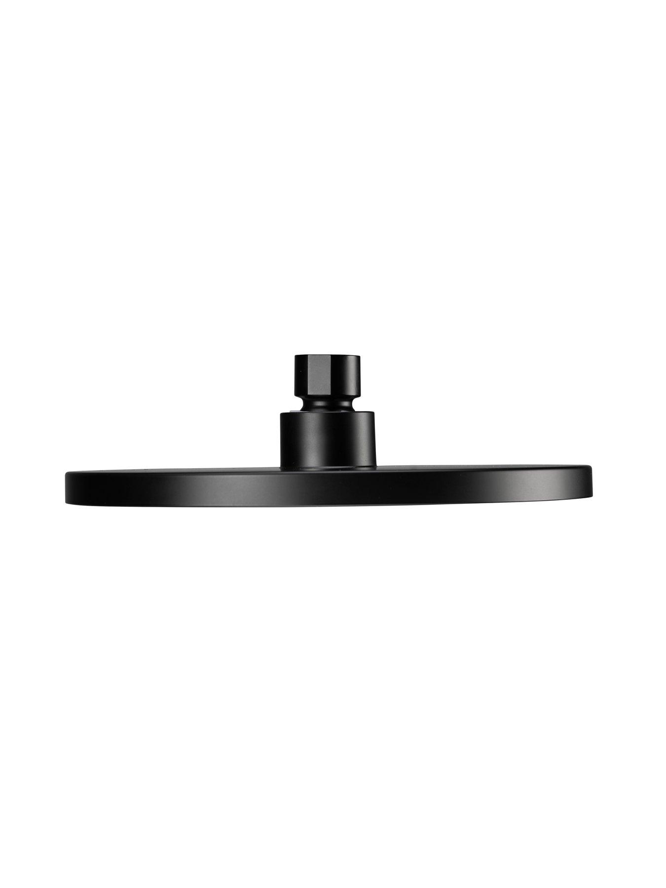  image of croydex-presion-pressure-boost-rain-shower-head-matt-black