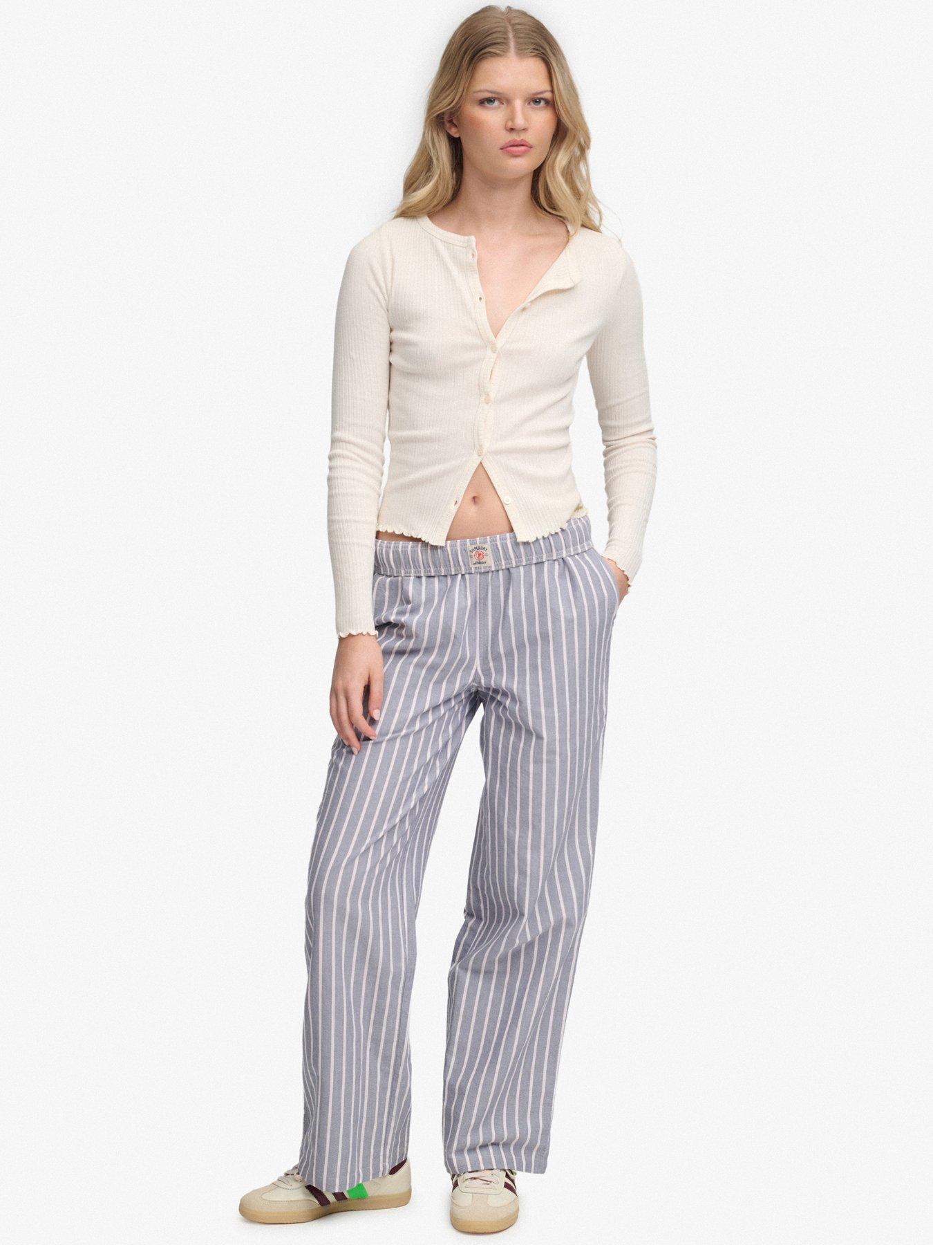 Image 3 of 7 of Superdry Cotton Stripe Trouser