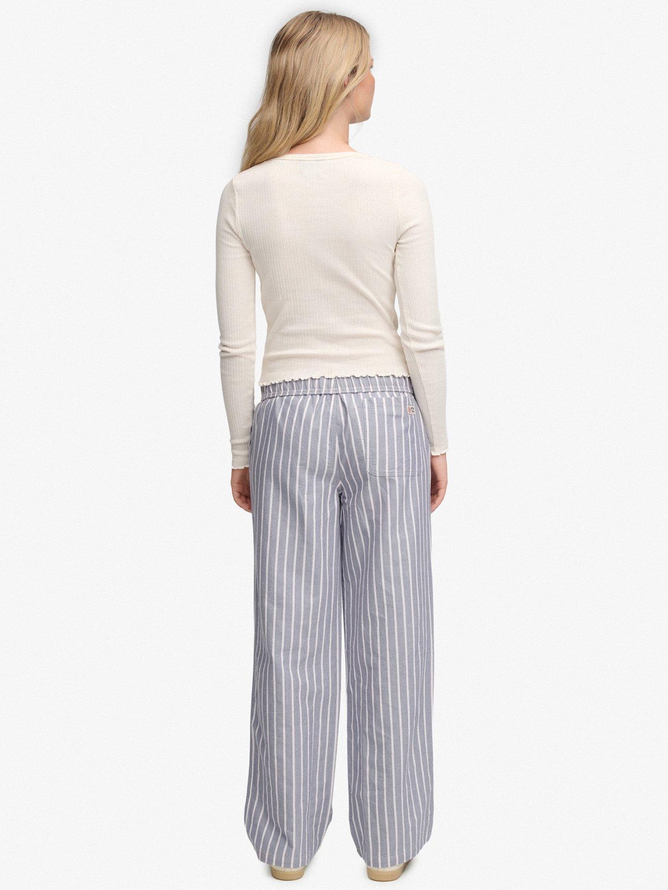 Image 4 of 7 of Superdry Cotton Stripe Trouser