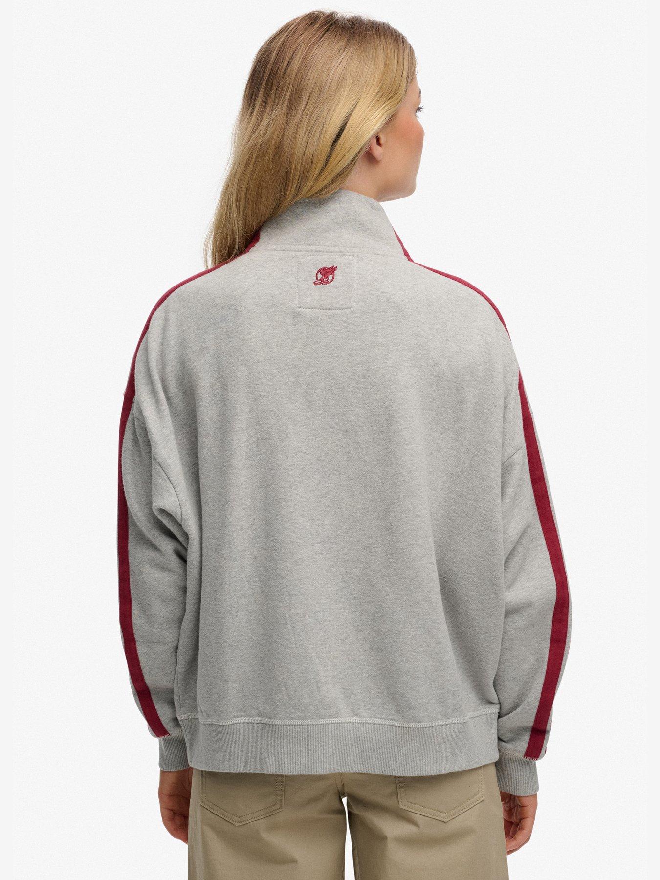 stillFront image of superdry-athletic-essentials-applique-loose-zip-track-top-grey
