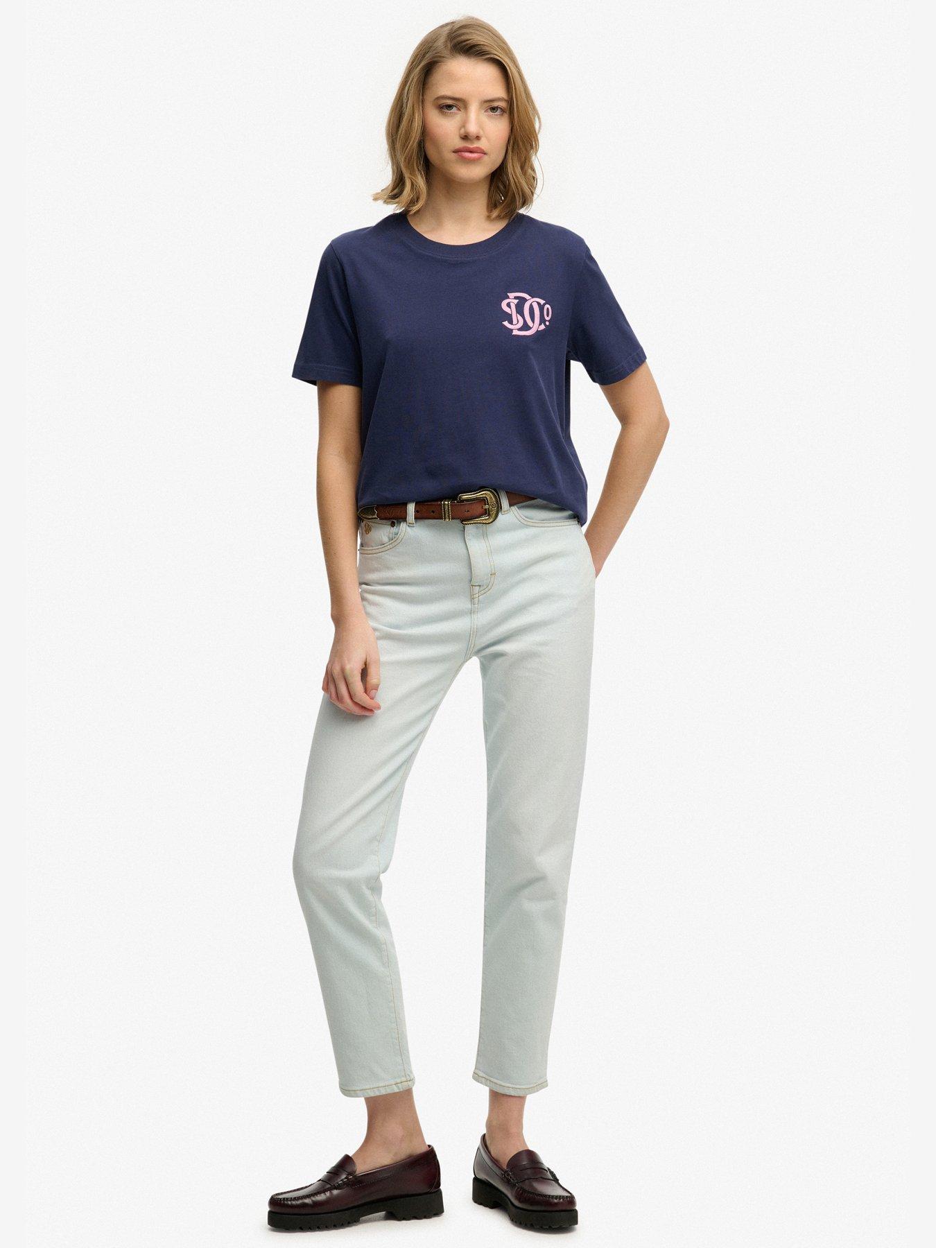 Image 3 of 6 of Superdry SD&amp;Co Relaxed T-Shirt - Blue