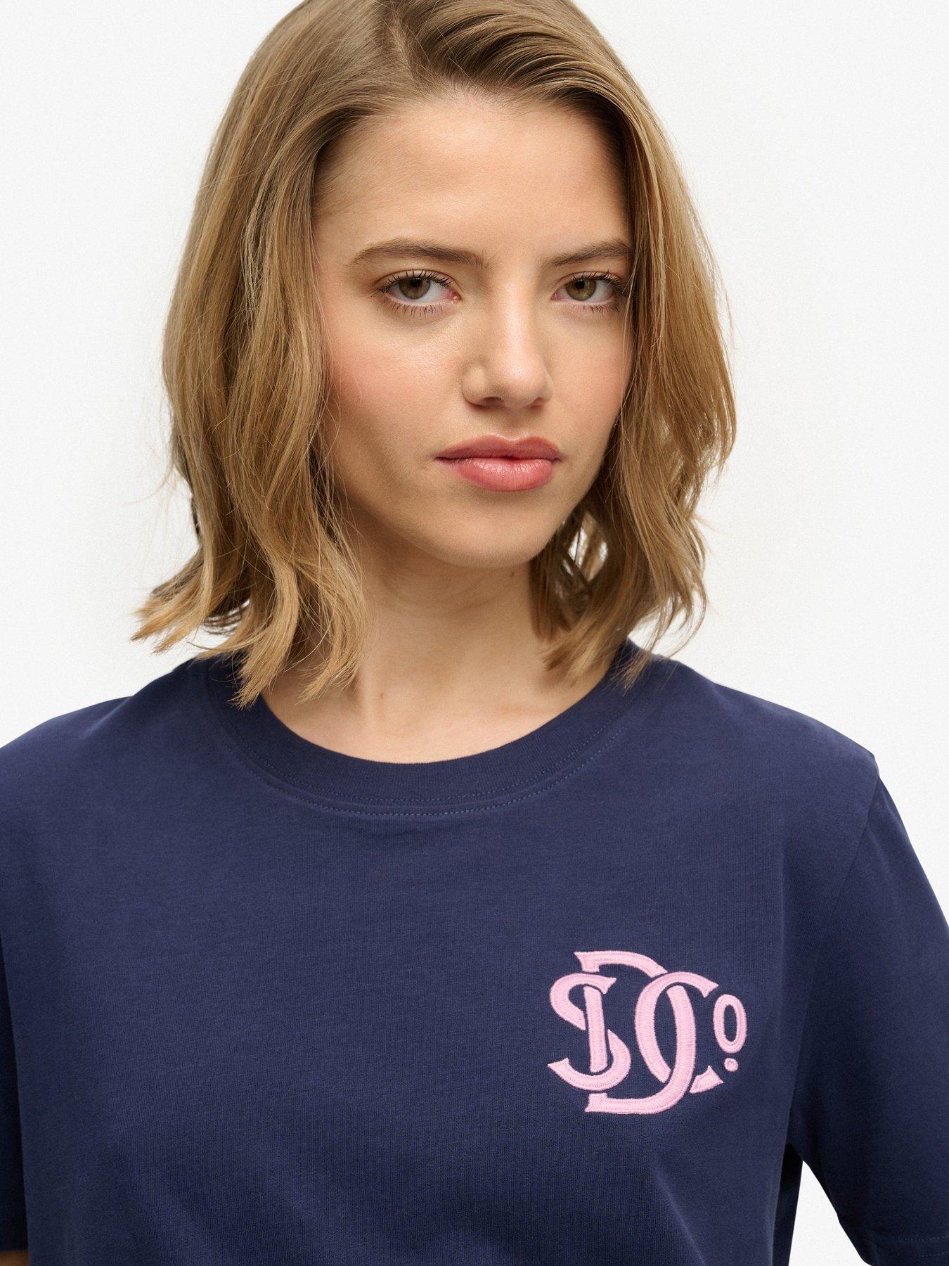 Image 4 of 6 of Superdry SD&amp;Co Relaxed T-Shirt - Blue