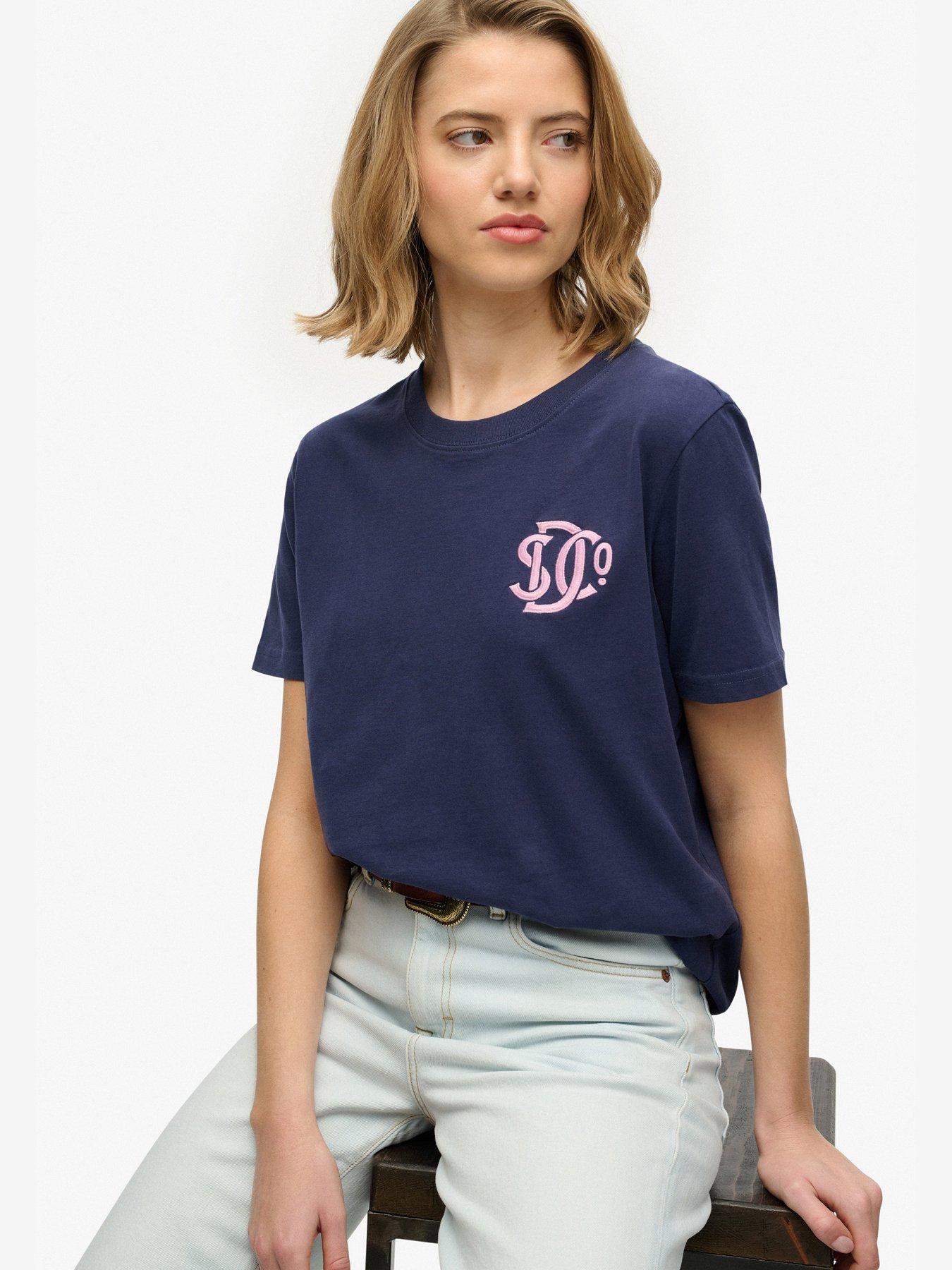 Image 5 of 6 of Superdry SD&amp;Co Relaxed T-Shirt - Blue