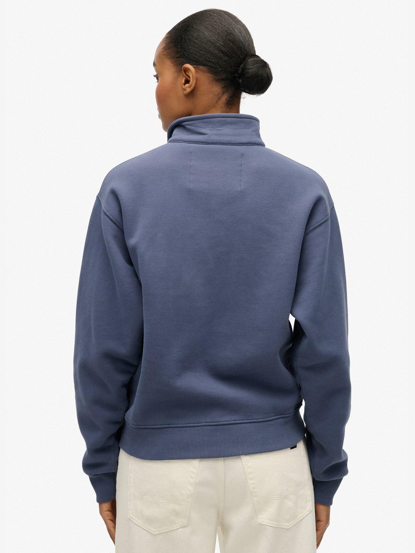 Image 2 of 5 of Superdry SD&amp;Co. Collared Half Zip Sweatshirt - Blue