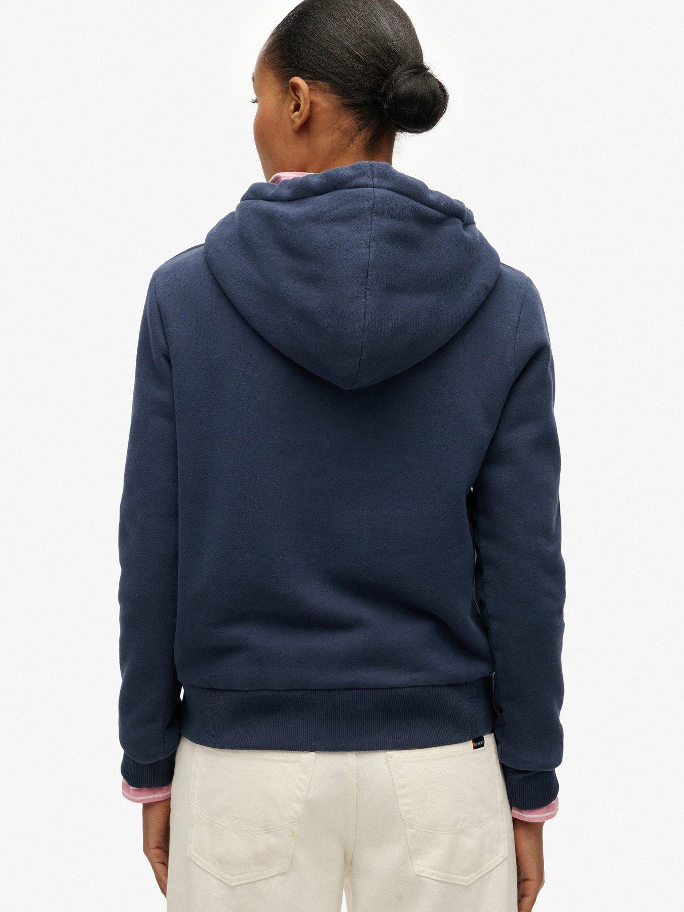  image of superdry-sdampco-hoodie-blue