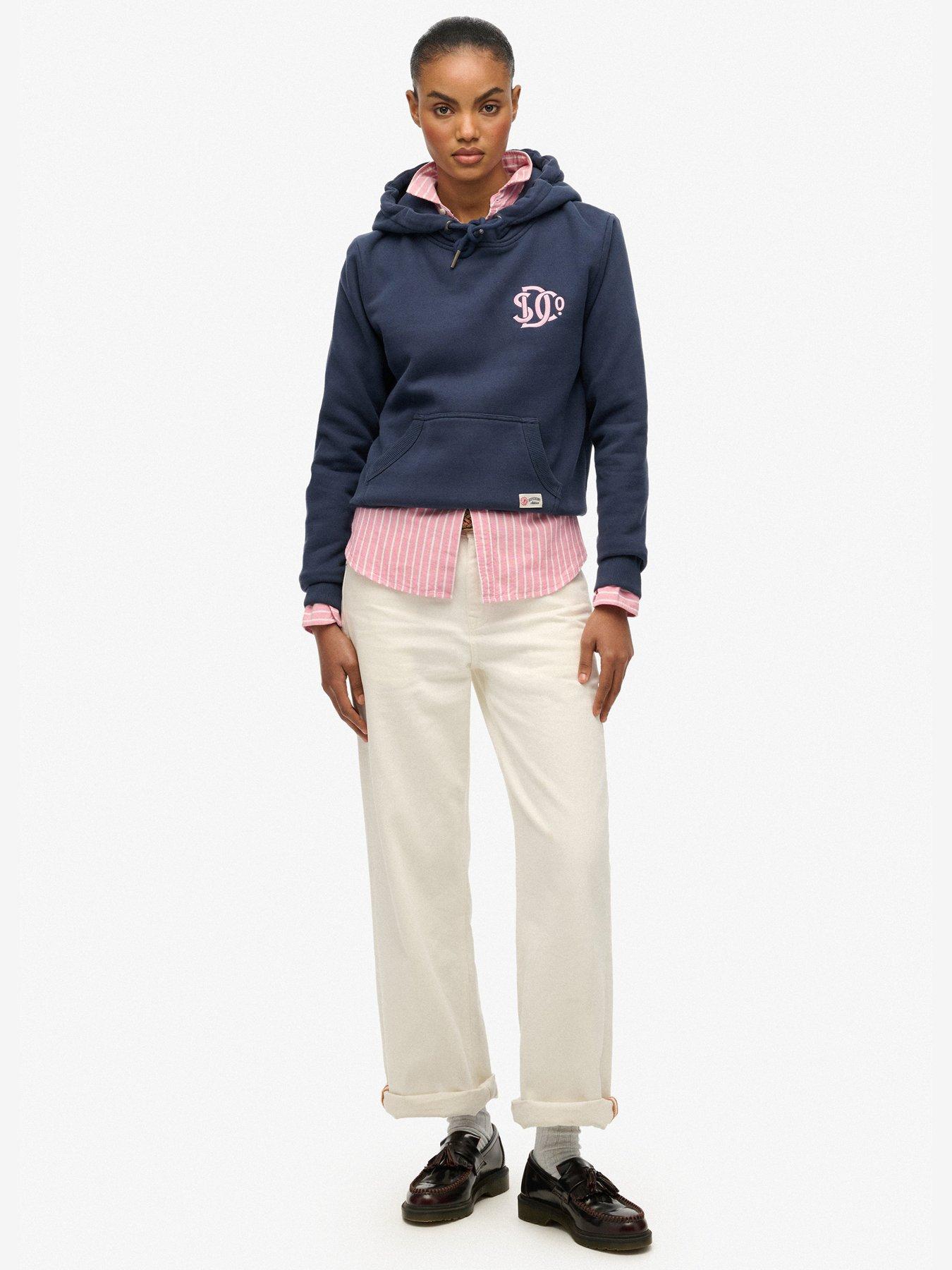  image of superdry-sdampco-hoodie-blue