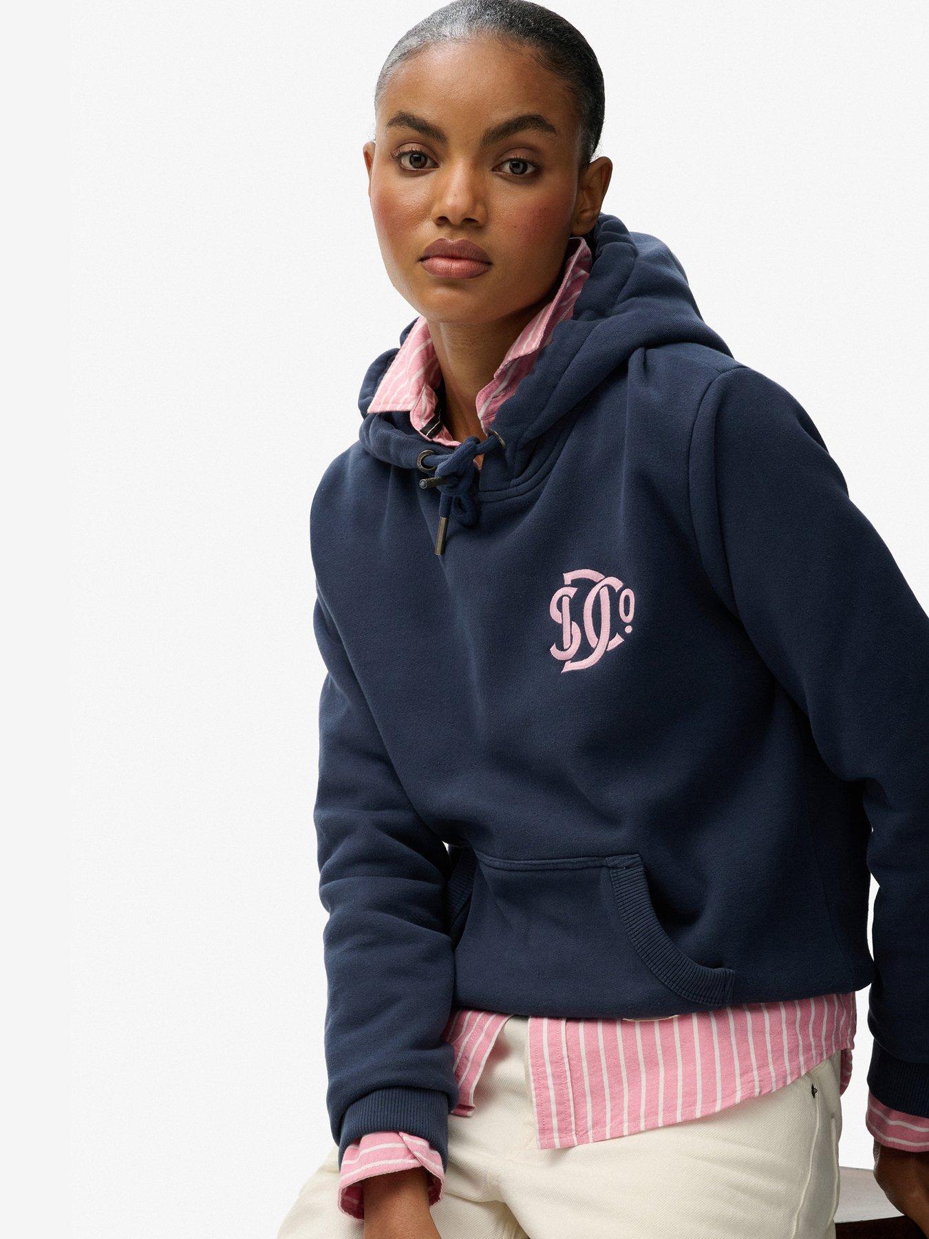  image of superdry-sdampco-hoodie-blue