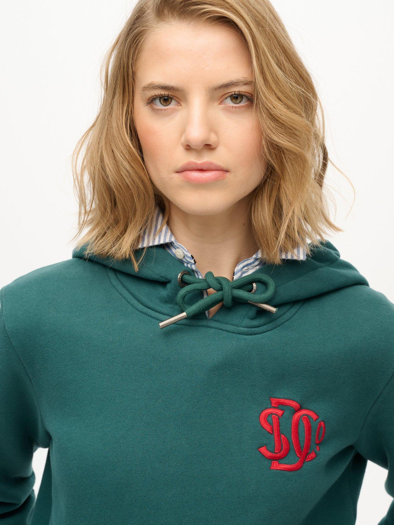  image of superdry-sdampco-neon-hood-green
