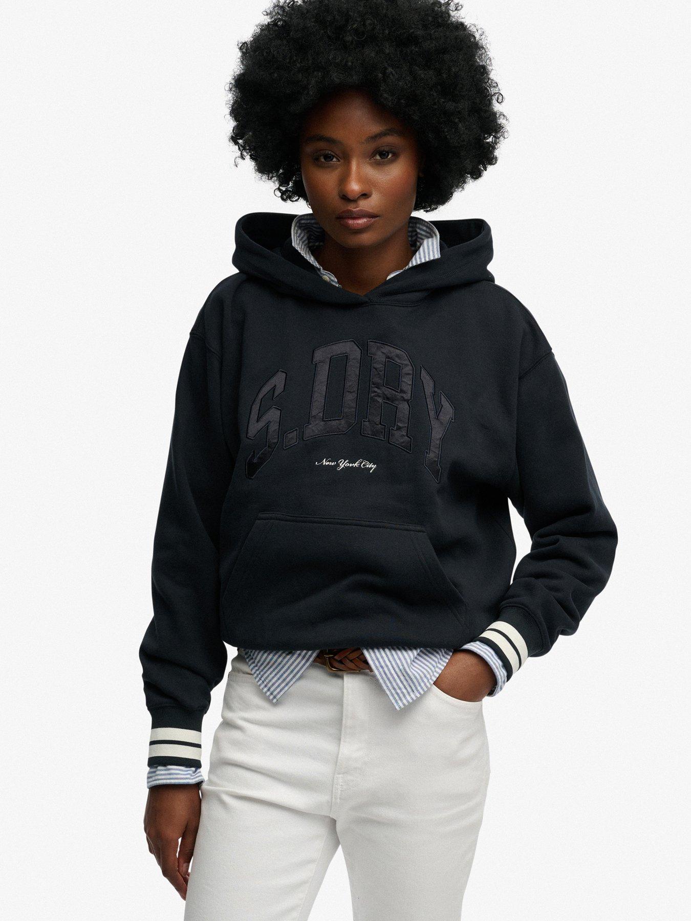 Superdry Country Club Varsity Hoodie - Blue