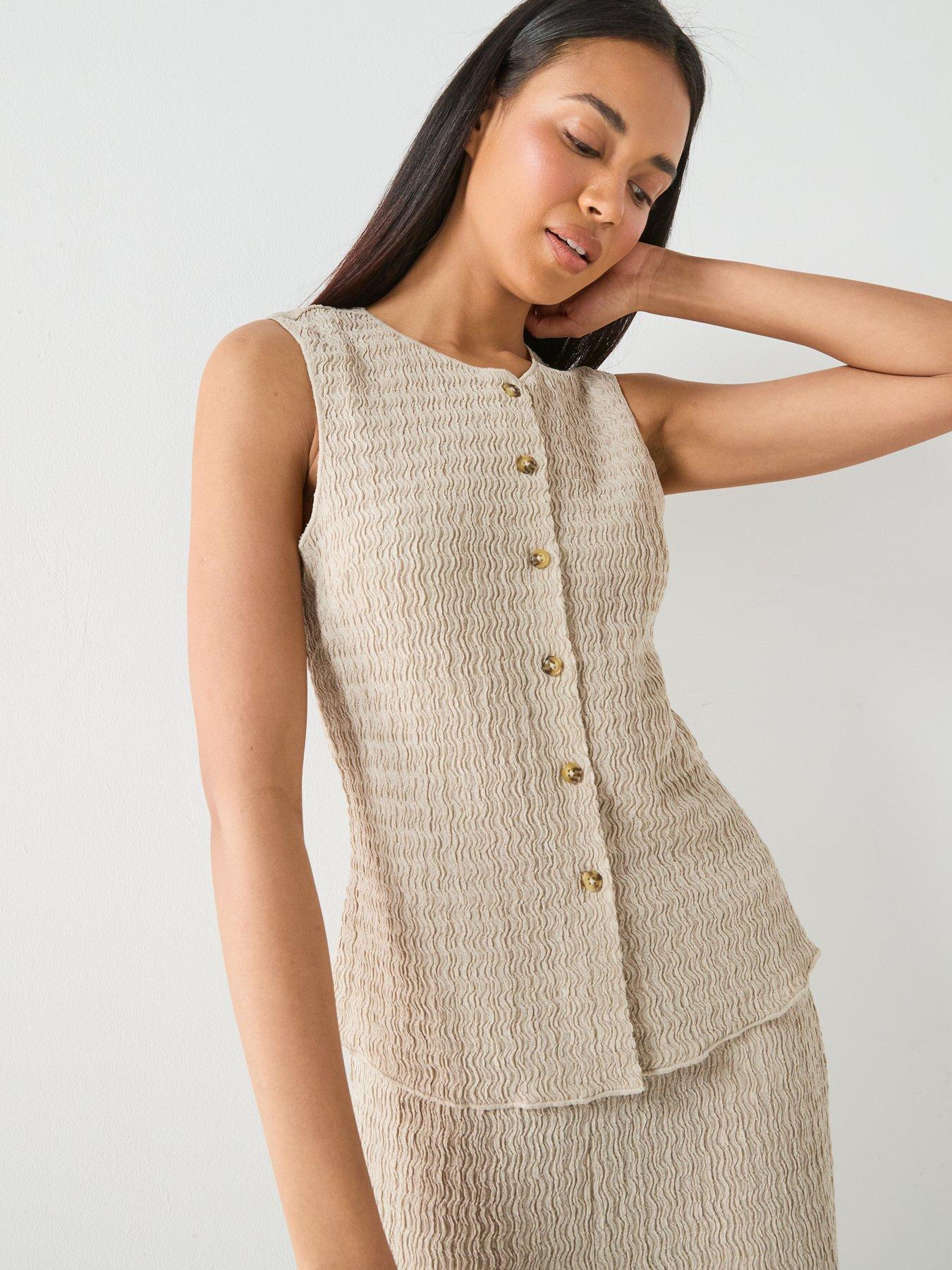 Image 5 of 6 of Only Onlilse Structure Vest - Silver Lining