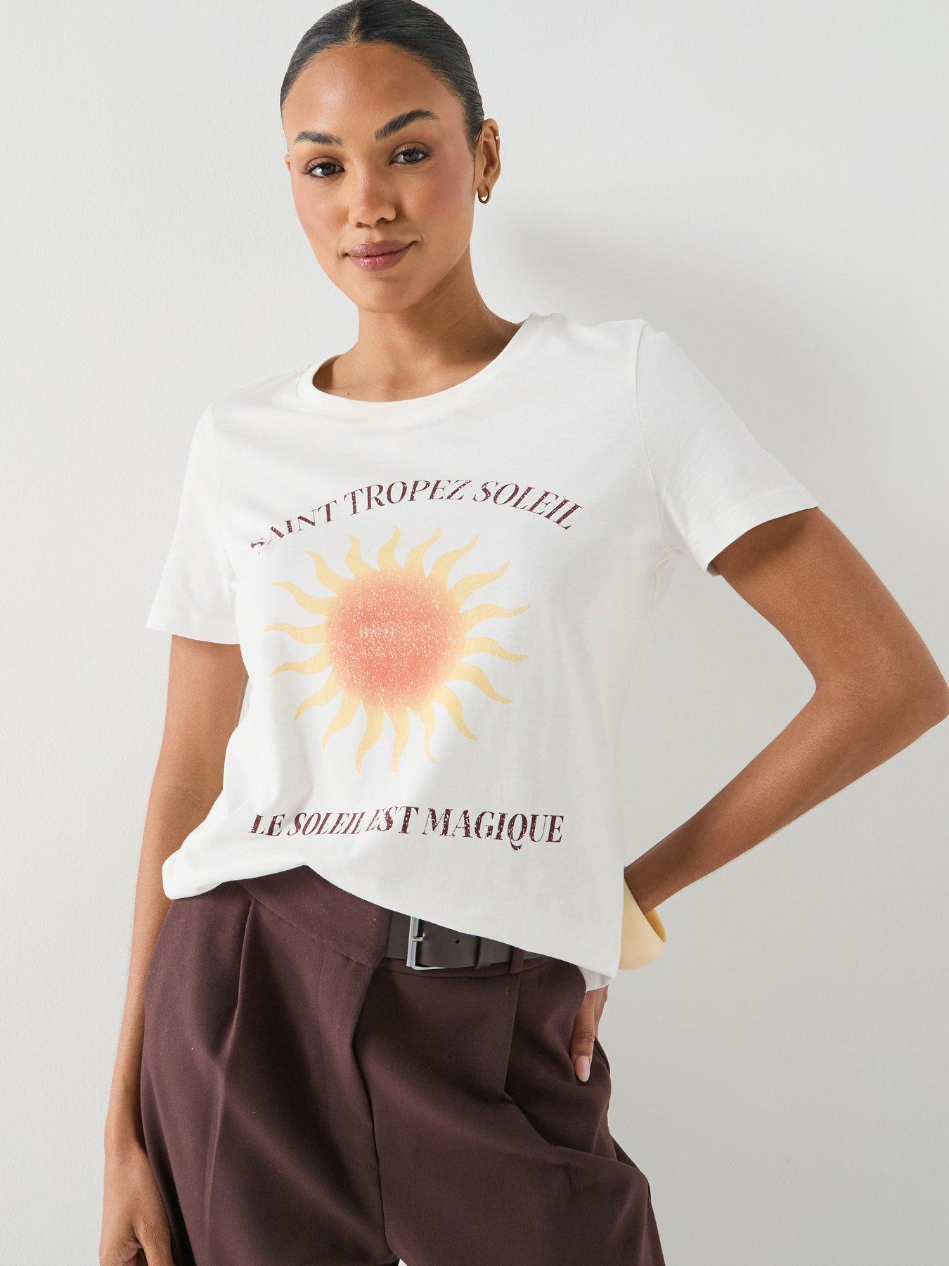 Vero Moda Vmlise Olly Short Sleeve Top Box Jrs - White