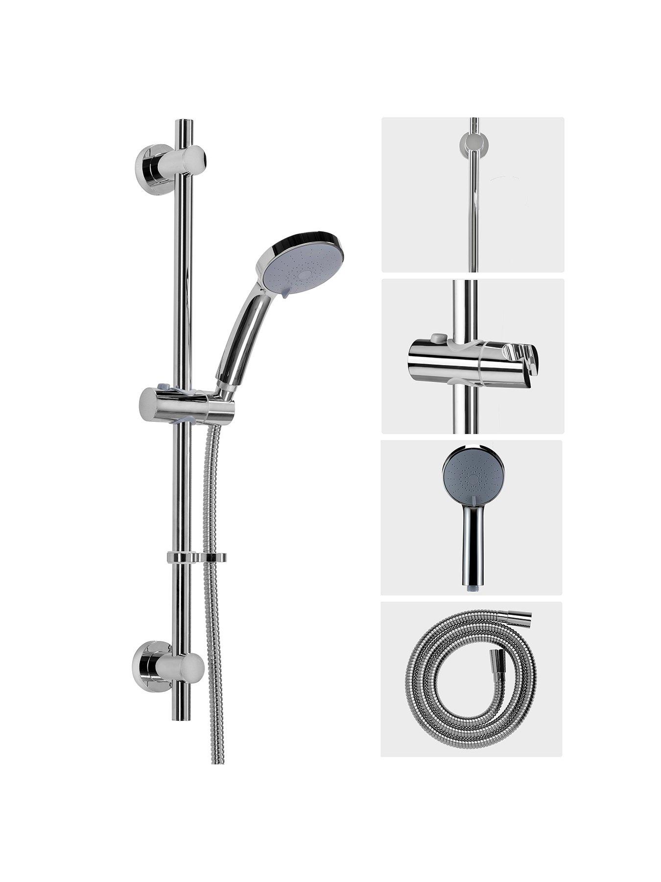 Croydex Presion Pressure Boost 5 Function Shower Set Chrome