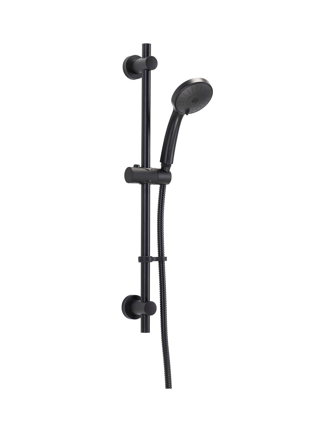  image of croydex-presion-pressure-boost-5-function-shower-set-black