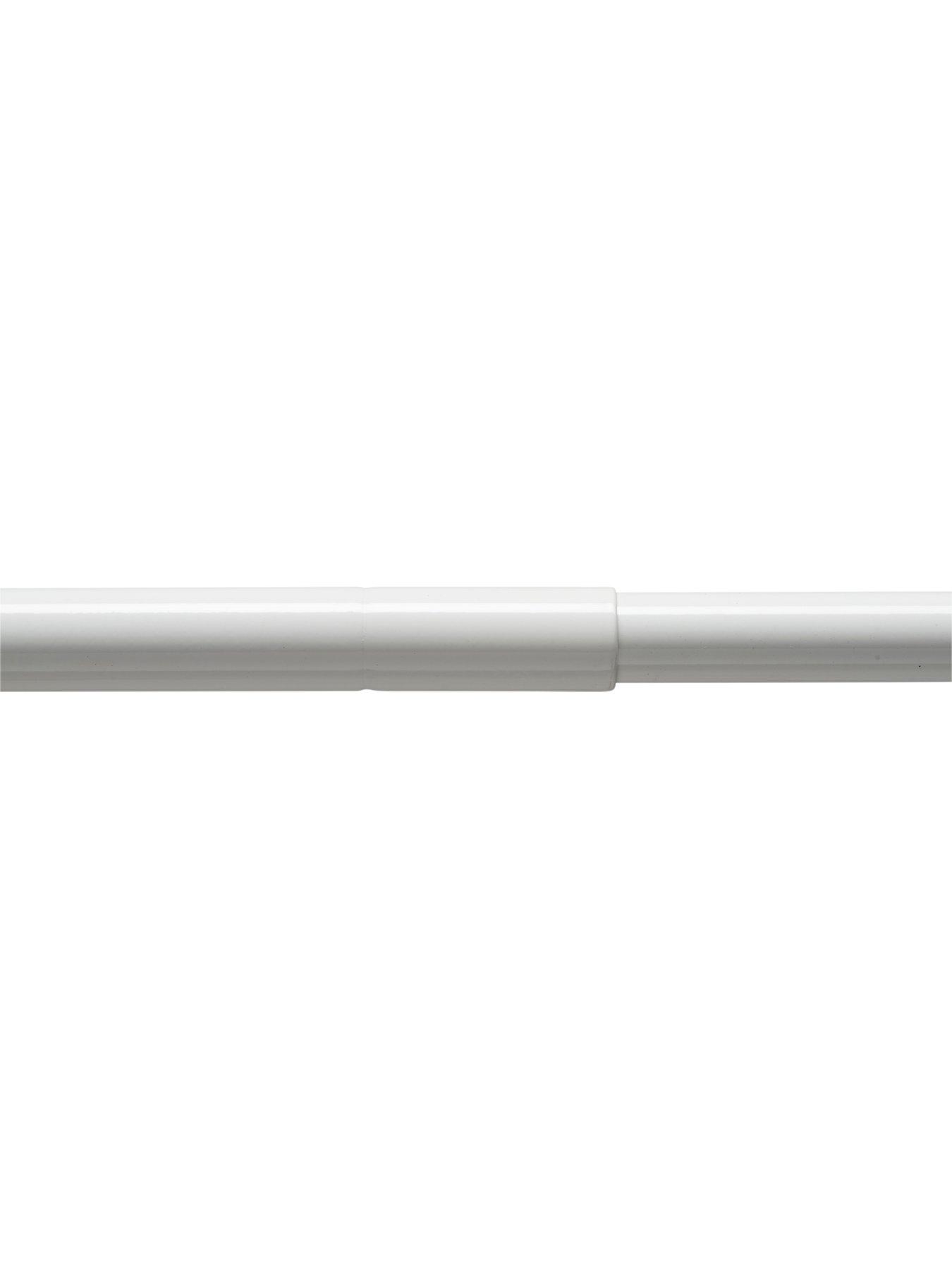  image of croydex-stick-n-lock-extendable-shower-curtain-pole-white