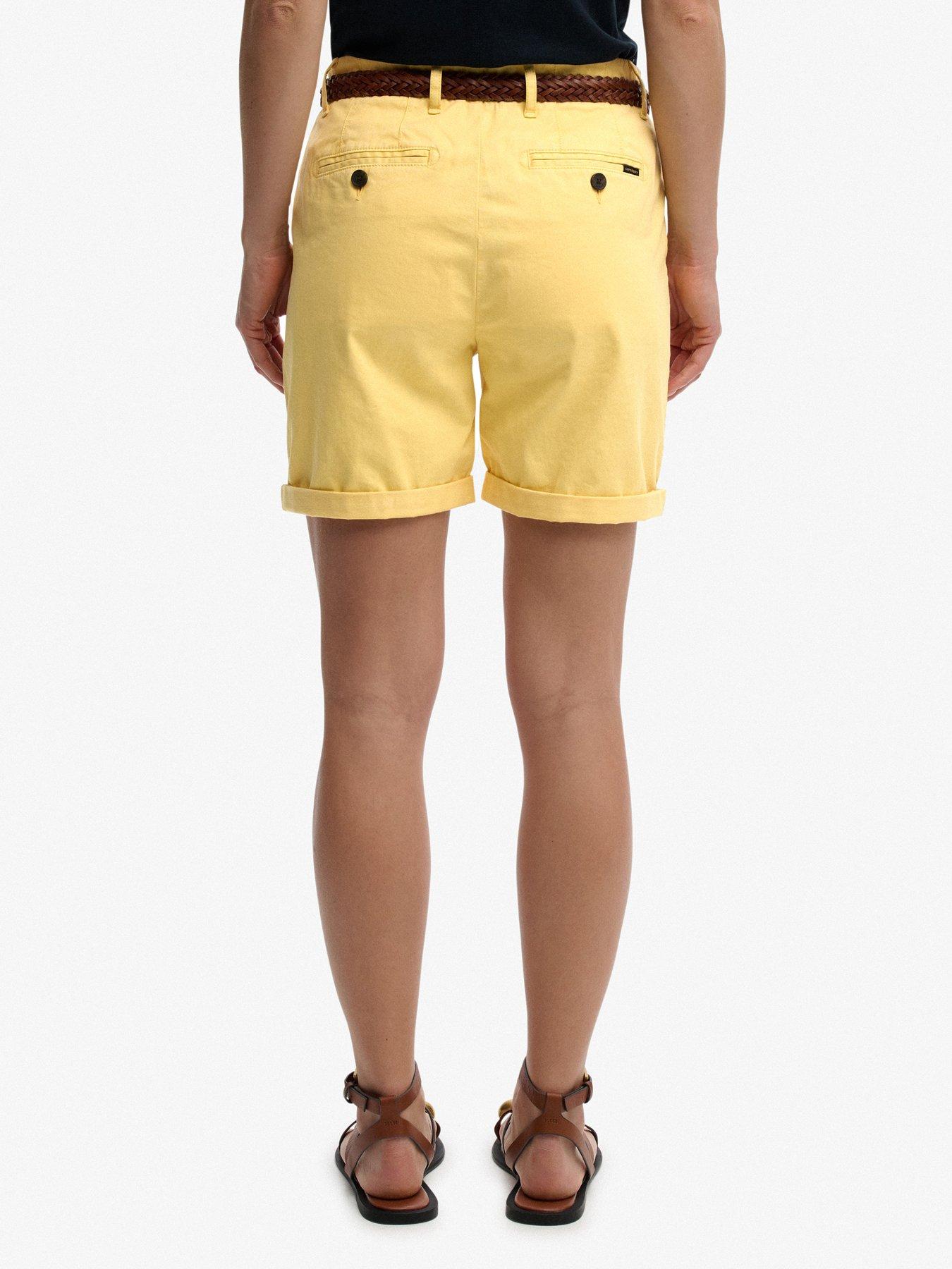  image of superdry-chino-short-yellow