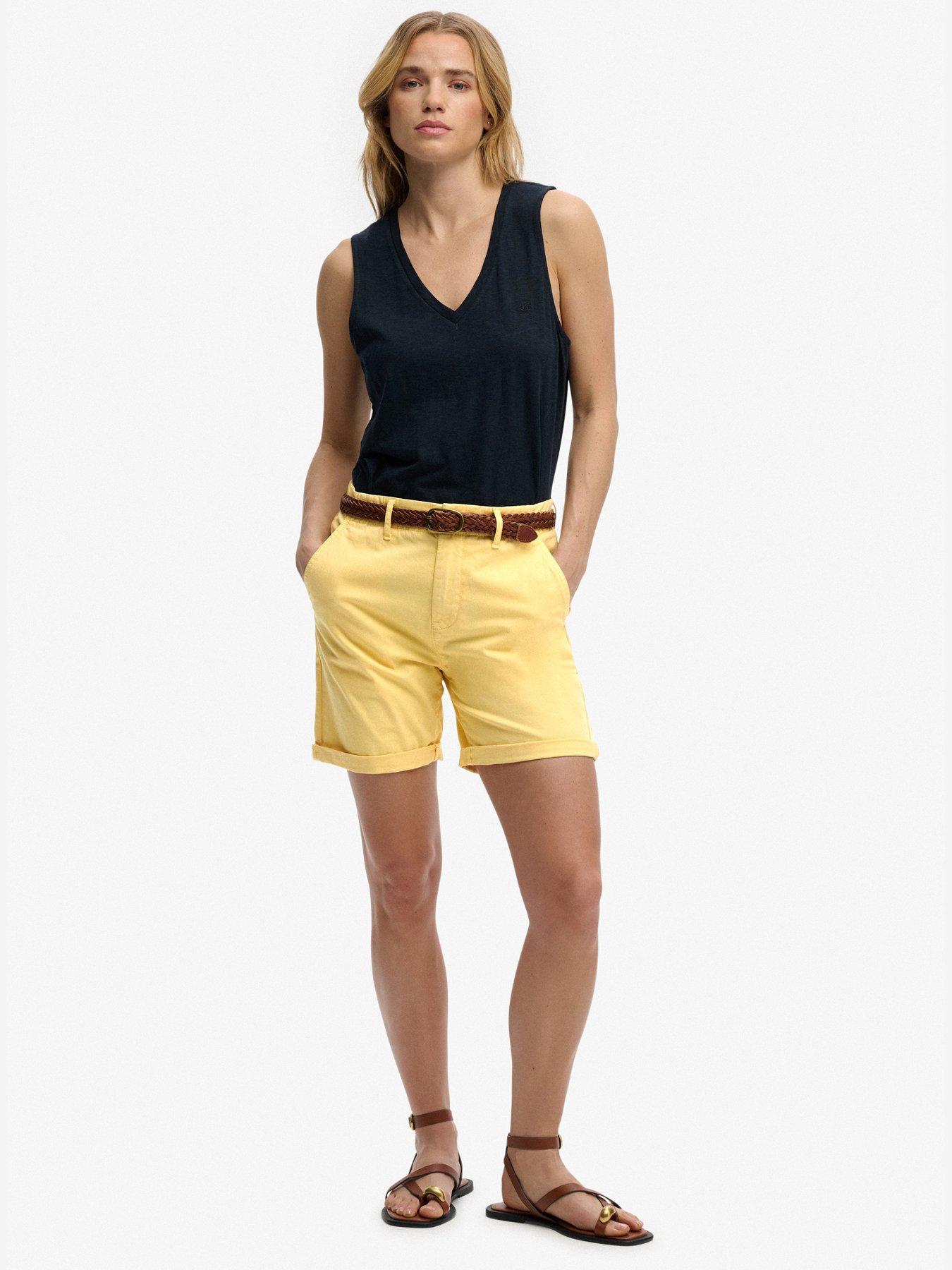  image of superdry-chino-short-yellow
