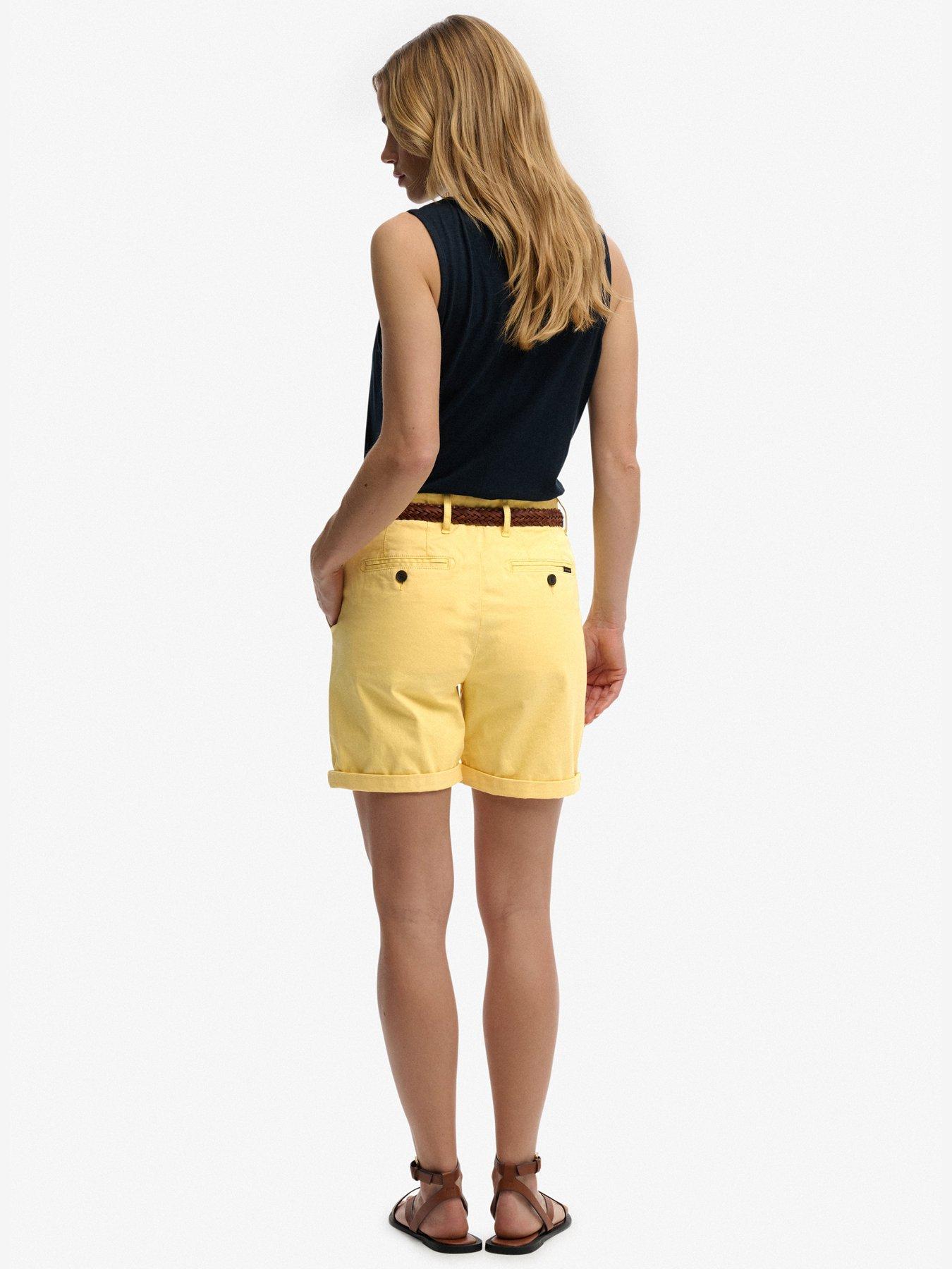  image of superdry-chino-short-yellow