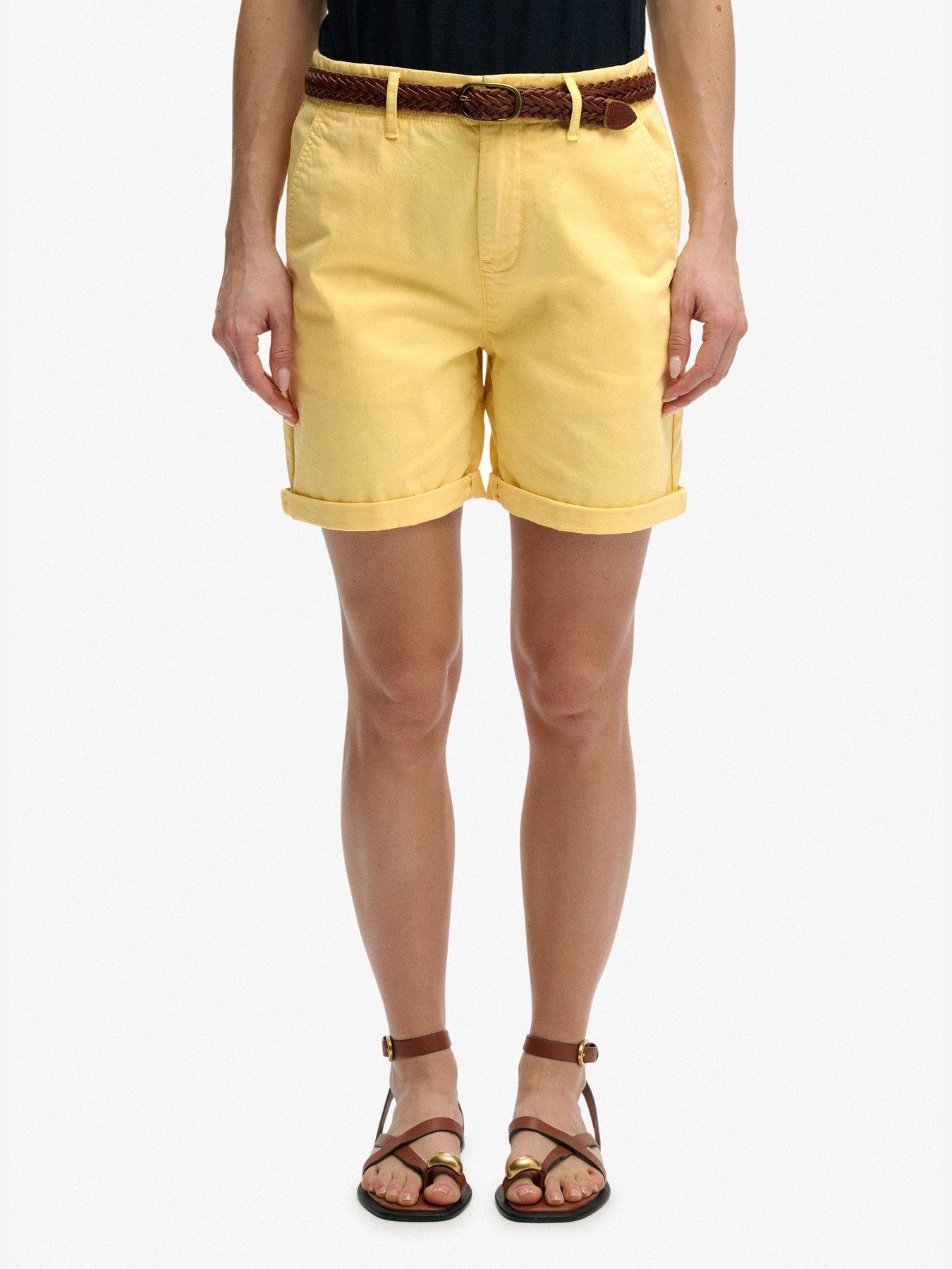 image of superdry-chino-short-yellow