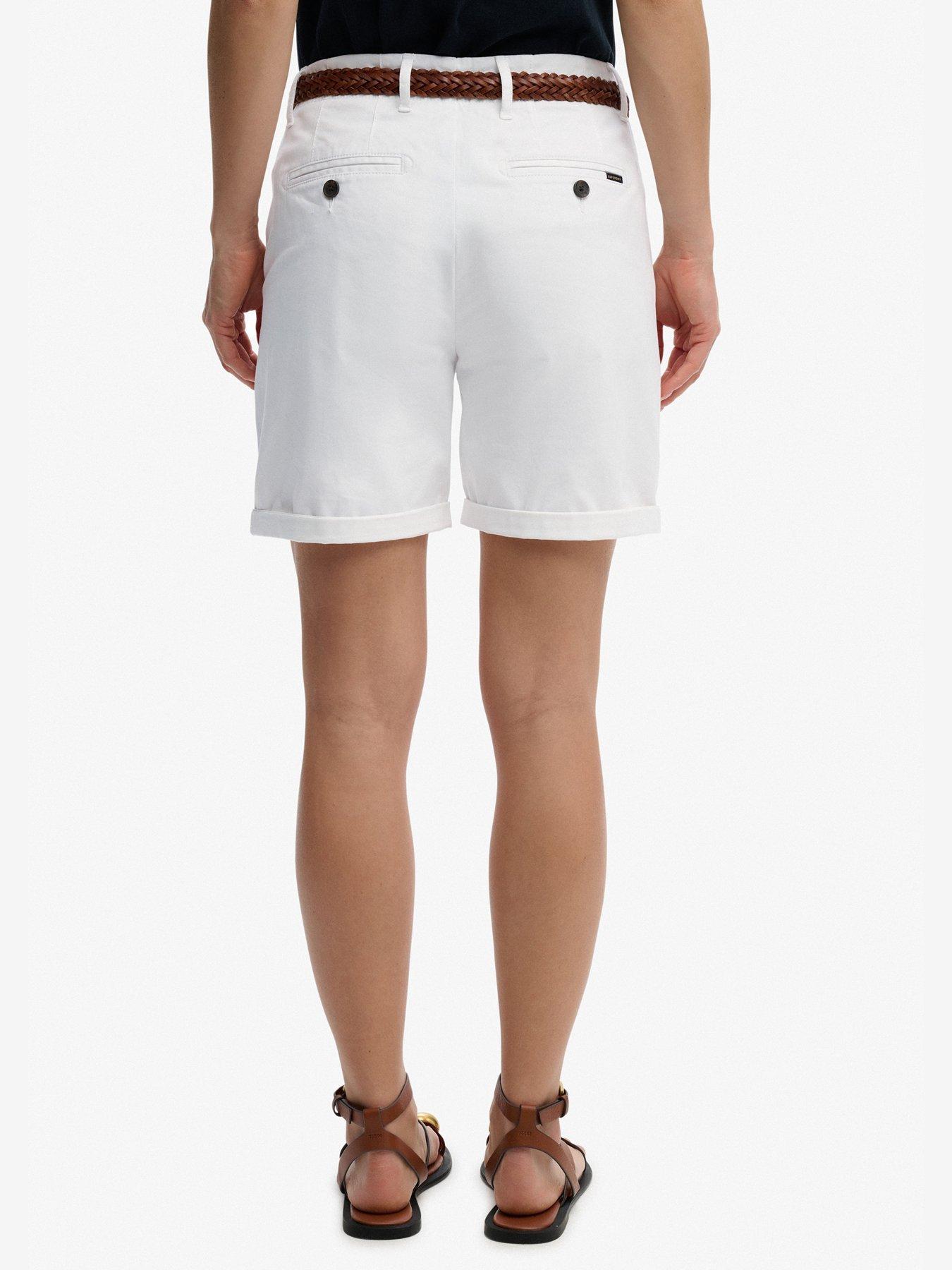  image of superdry-chino-short-white