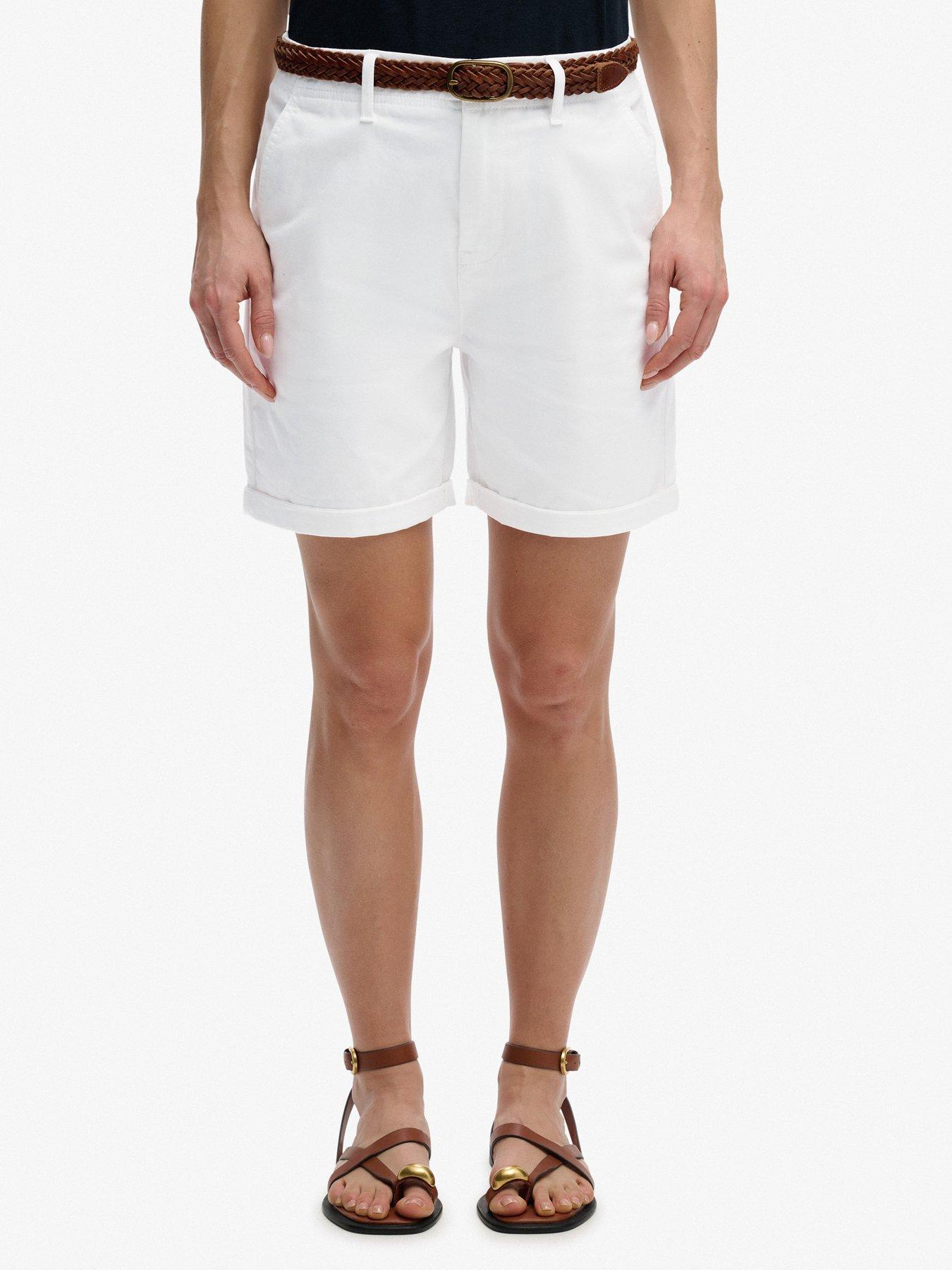  image of superdry-chino-short-white