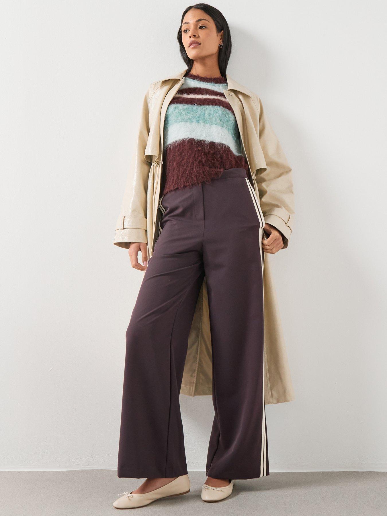 Image 3 of 4 of Mango Trousers Sophie - Wine
