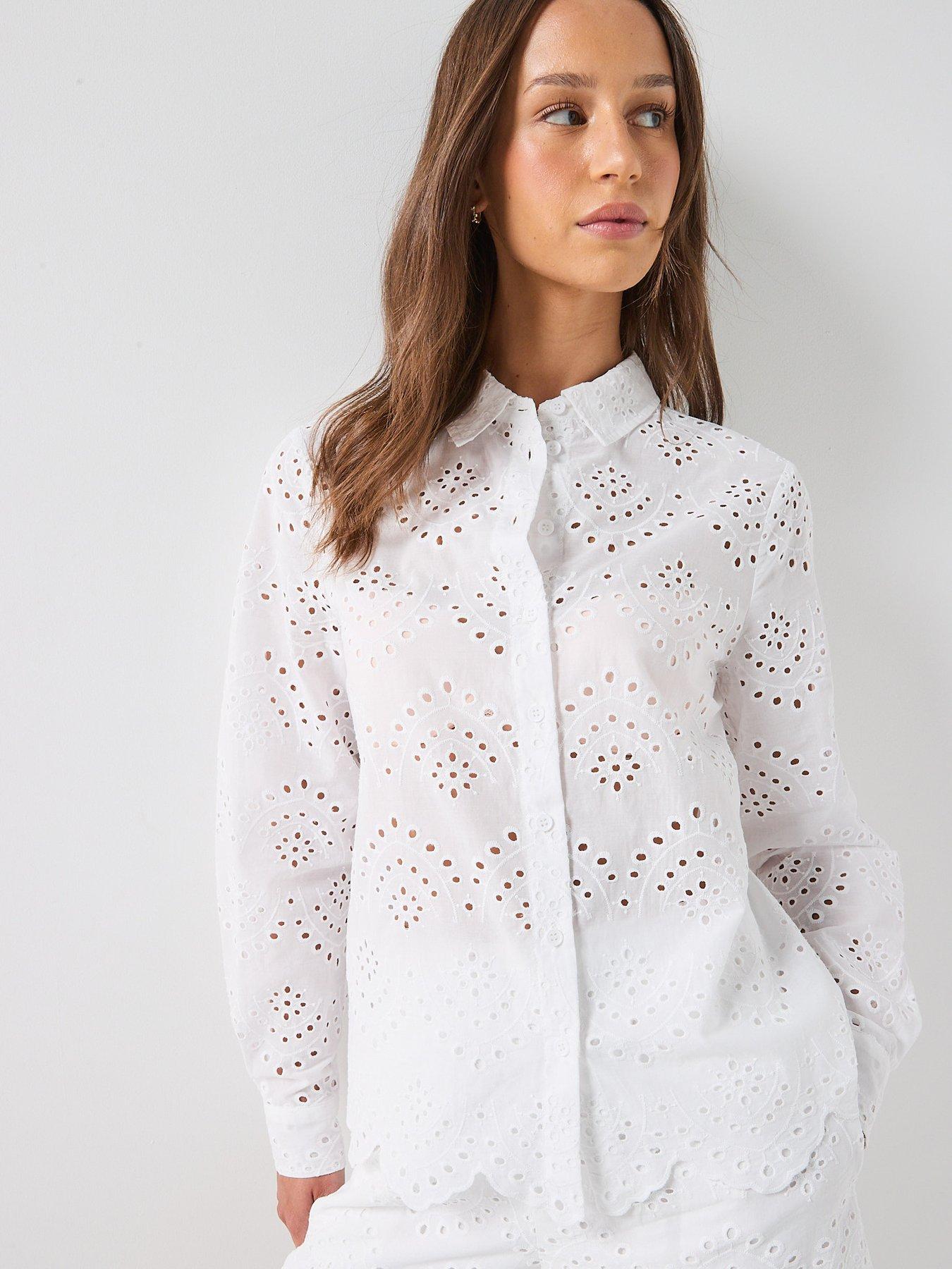 Image 5 of 5 of PIECES Pcvilde Ls Shirt Wvn Noos