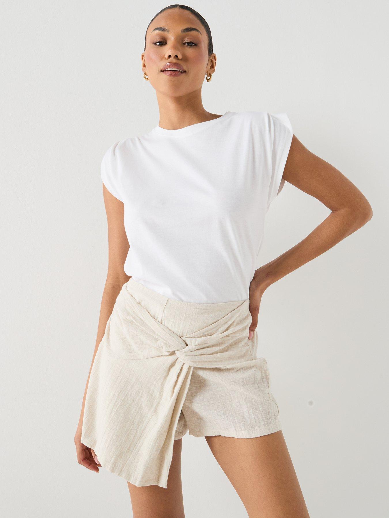 Image 5 of 5 of PIECES Anges Skort - Cream